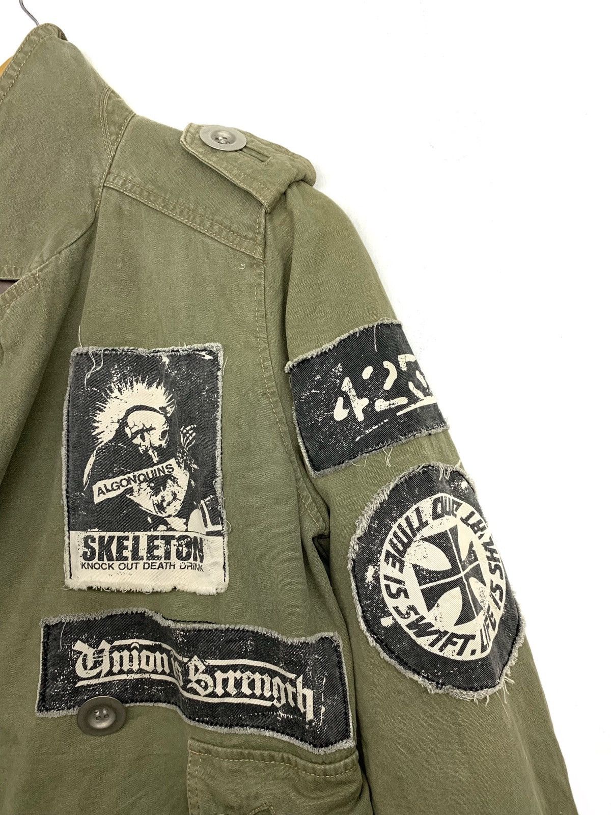Japanese Brand 🇯🇵Vintage 80s Algonquins Skeleton Punk Gothic Jacket Size US S / EU 44-46 / 1 - 3 Thumbnail