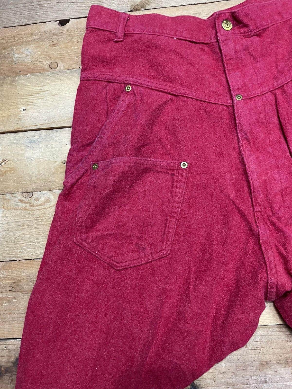Issey Miyake × Japanese Brand × mercibeaucoup Auth Mercibeaucoup Drop Crotch Suede Cotton Parachute Pant Size US 32 / EU 48 - 5 Thumbnail