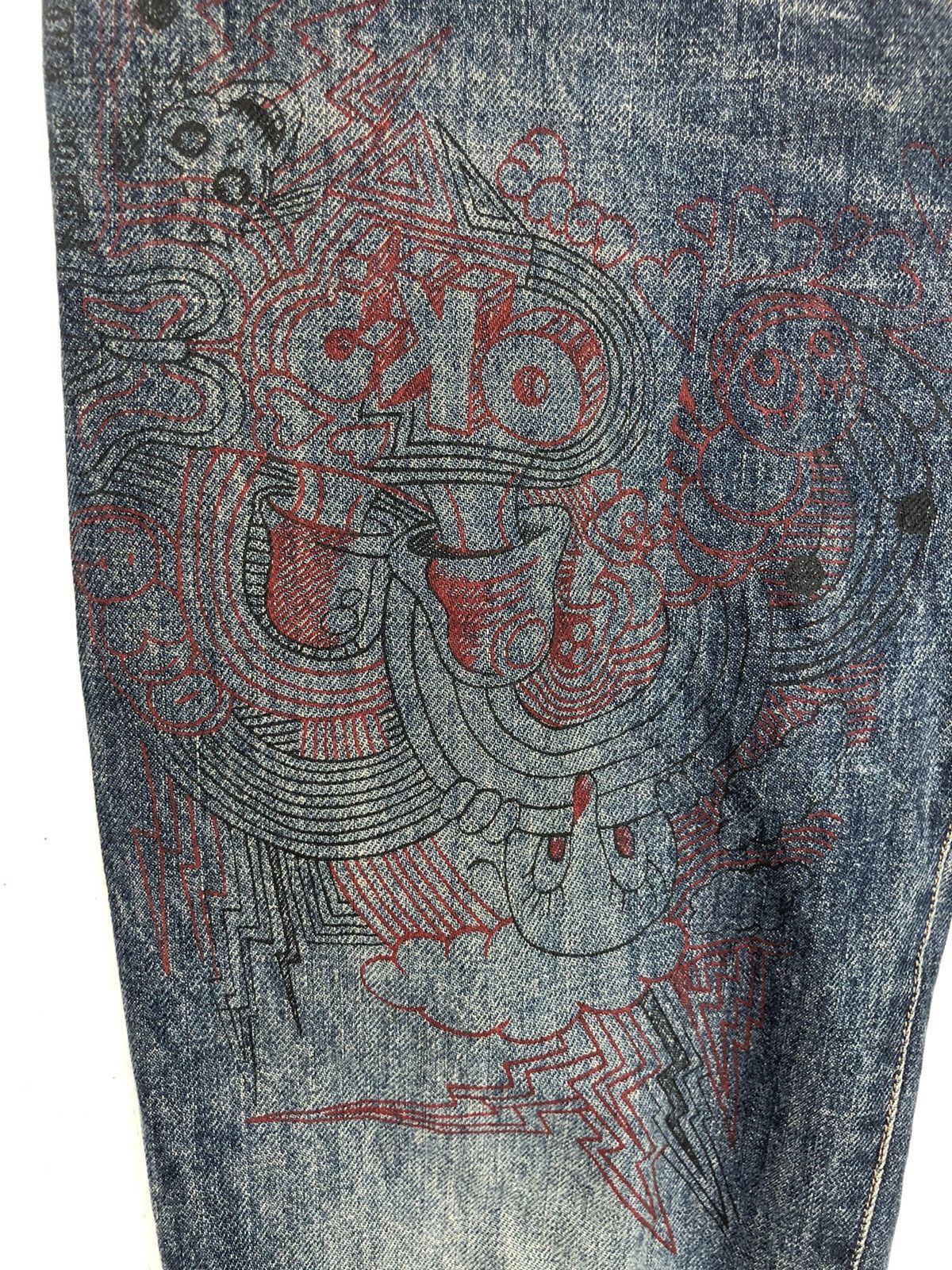 Art Comes First Limited Ed. Marc Jacobs Exclusive Pop Art Crafted Denim Jean Size US 28 / EU 44 - 5 Thumbnail