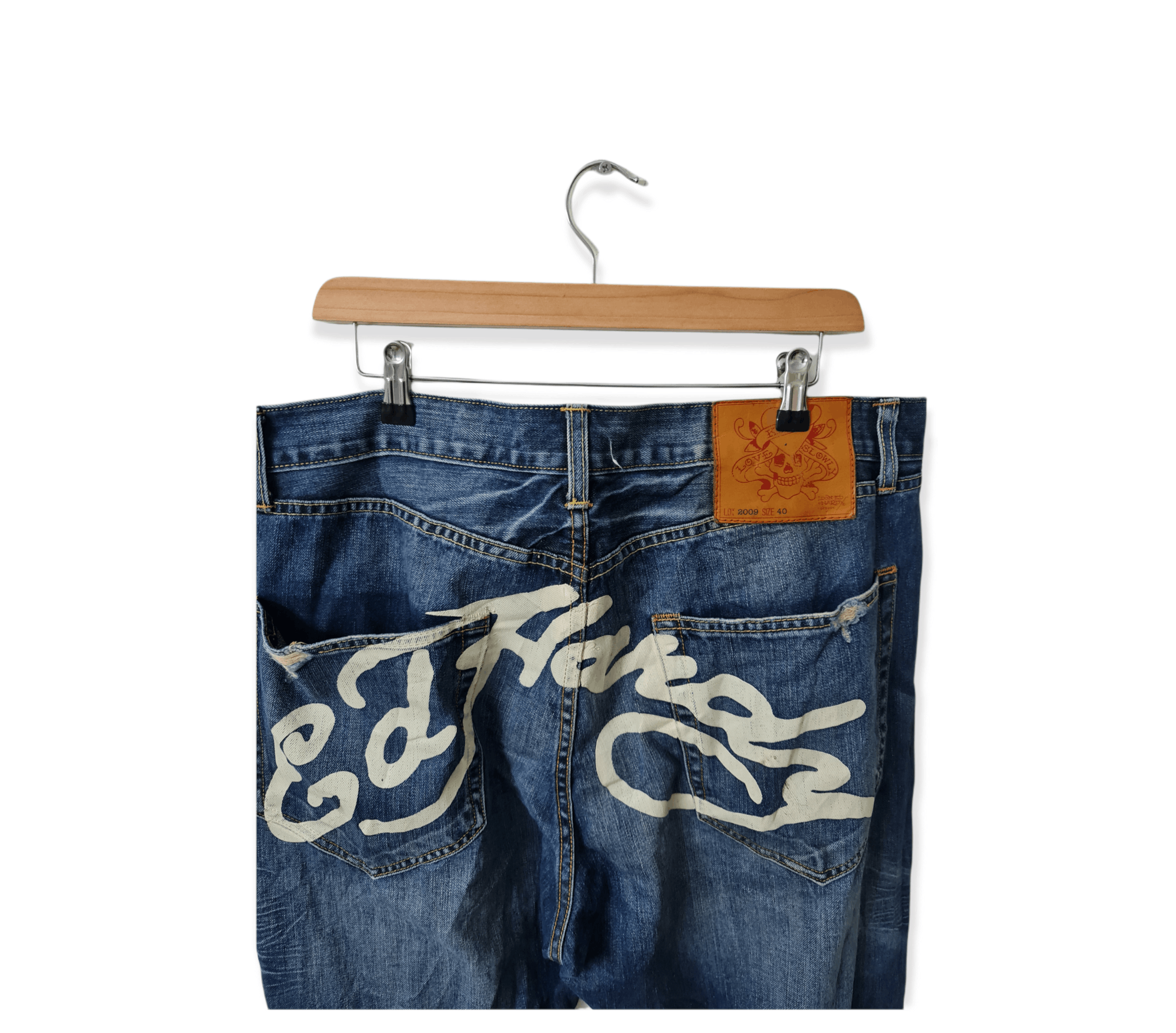 Ed Hardy Vintage Ed Hardy Big Logo Jeans Size US 40 / EU 56 - 3 Thumbnail