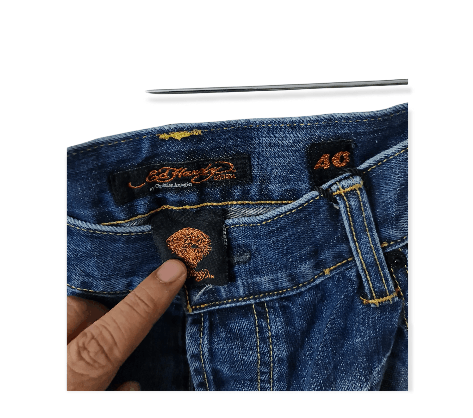 Ed Hardy Vintage Ed Hardy Big Logo Jeans Size US 40 / EU 56 - 5 Thumbnail