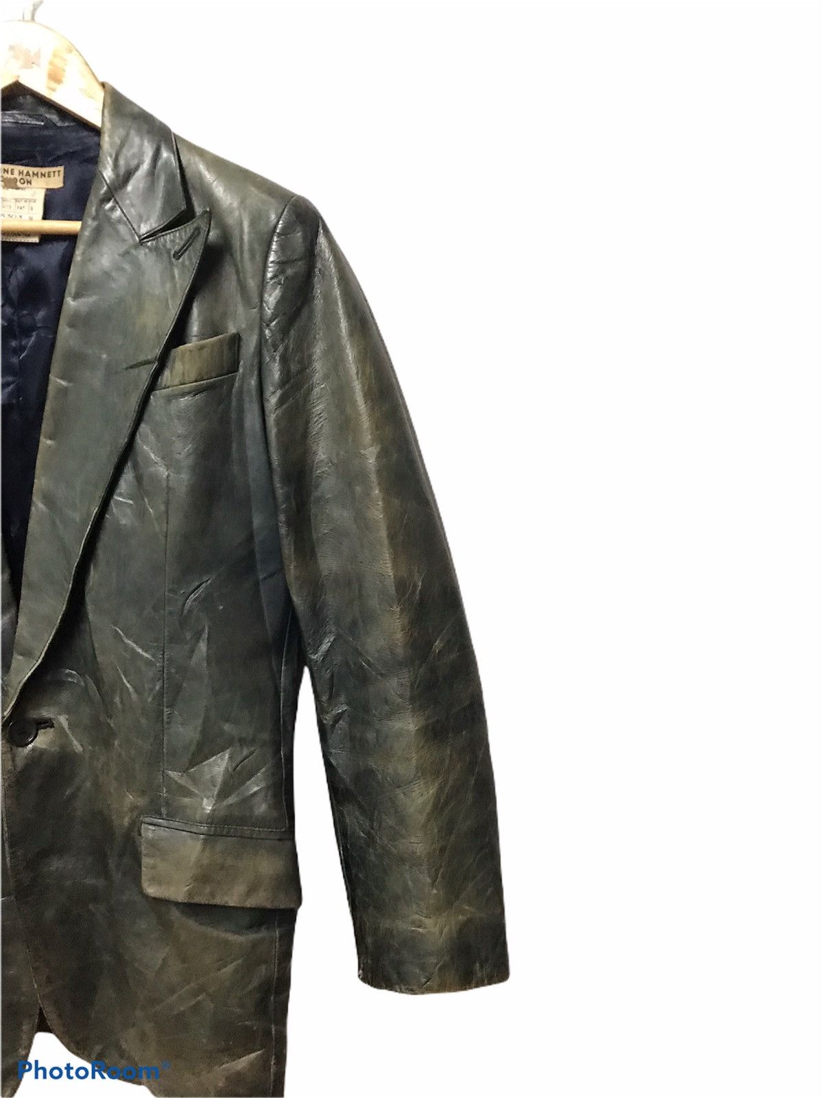 Japanese Brand × Katharine Hamnett London Vintage Katharine Hamnett London Sheep Skin Heavy Jacket Size US S / EU 44-46 / 1 - 5 Thumbnail