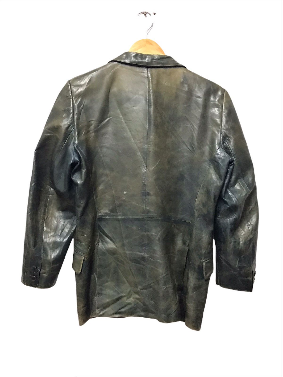 Japanese Brand × Katharine Hamnett London Vintage Katharine Hamnett London Sheep Skin Heavy Jacket Size US S / EU 44-46 / 1 - 6 Thumbnail