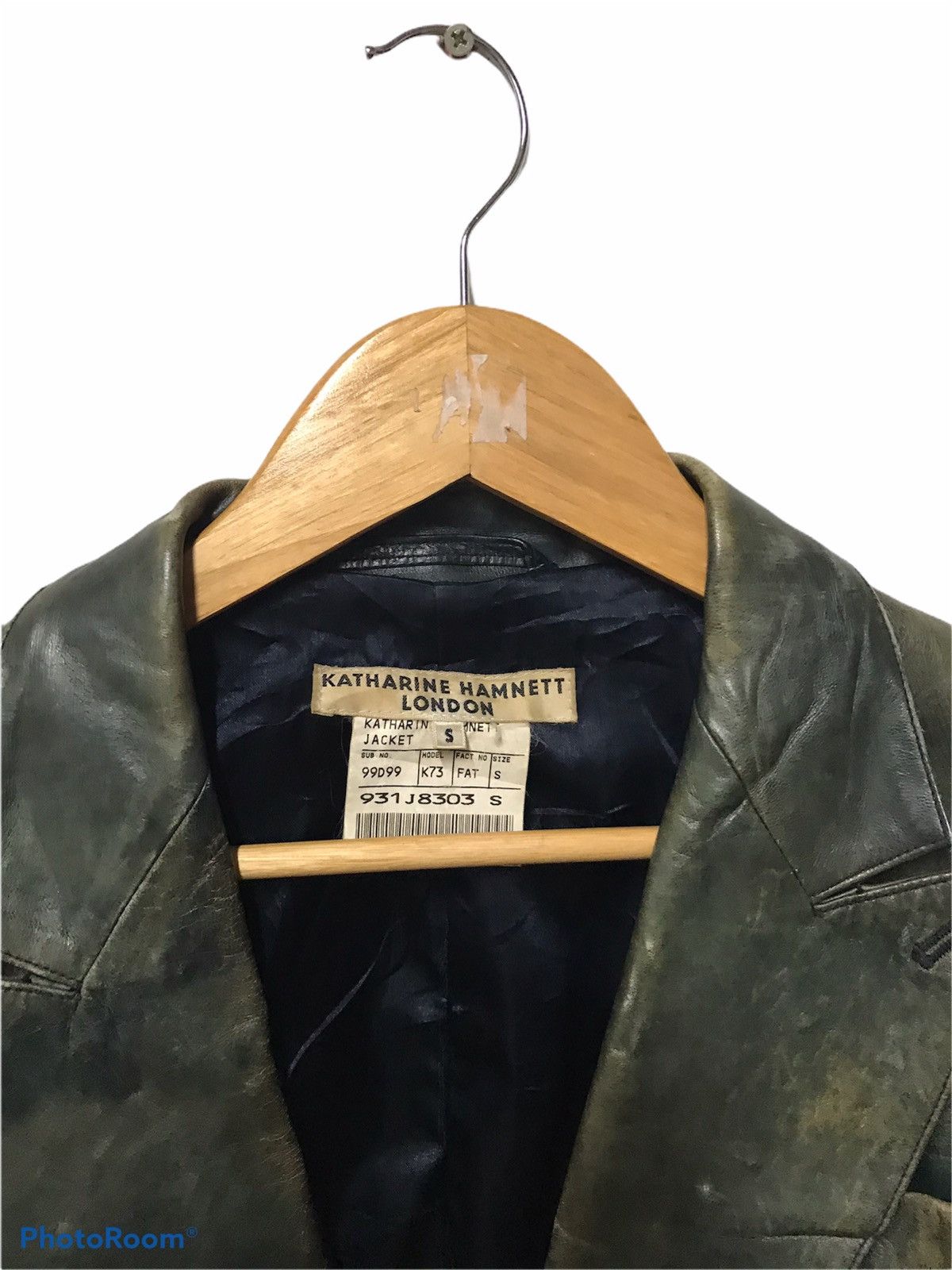 Japanese Brand × Katharine Hamnett London Vintage Katharine Hamnett London Sheep Skin Heavy Jacket Size US S / EU 44-46 / 1 - 7 Thumbnail