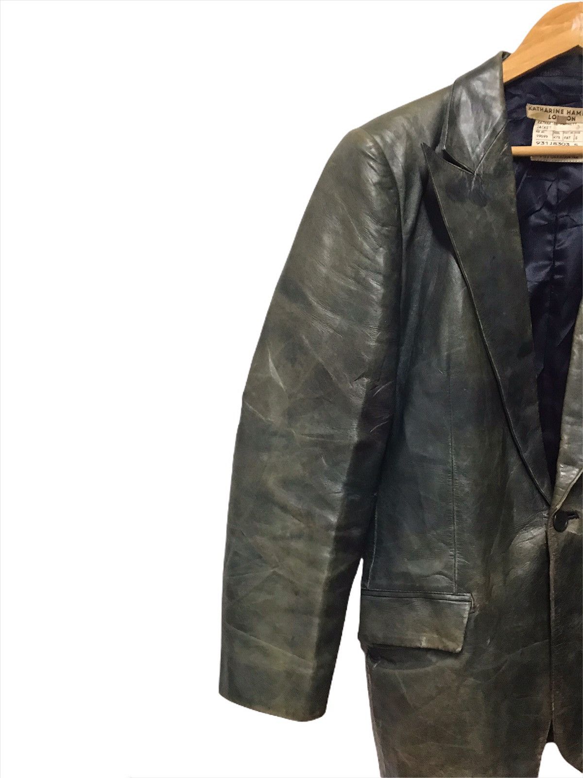 Japanese Brand × Katharine Hamnett London Vintage Katharine Hamnett London Sheep Skin Heavy Jacket Size US S / EU 44-46 / 1 - 4 Thumbnail