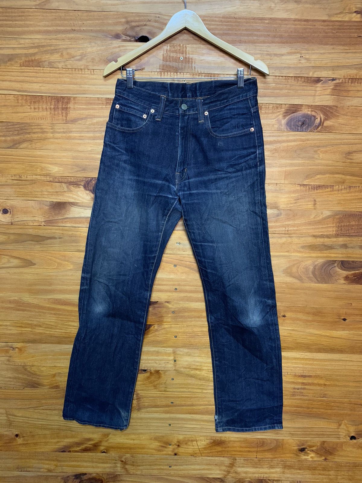 Blue Blue Japan × Japanese Brand Blue Blue Japan X H.R Market Denim Jeans Size US 30 / EU 46 - 1 Thumbnail