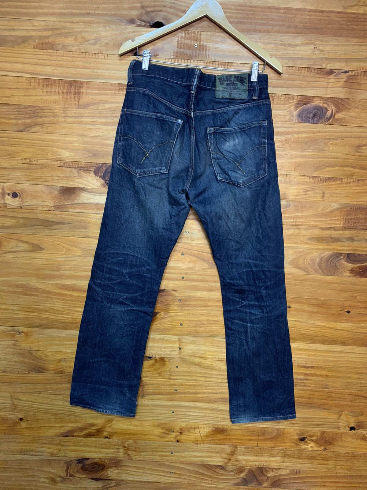 Blue Blue Japan × Japanese Brand Blue Blue Japan X H.R Market Denim Jeans Size US 30 / EU 46 - 6 Thumbnail