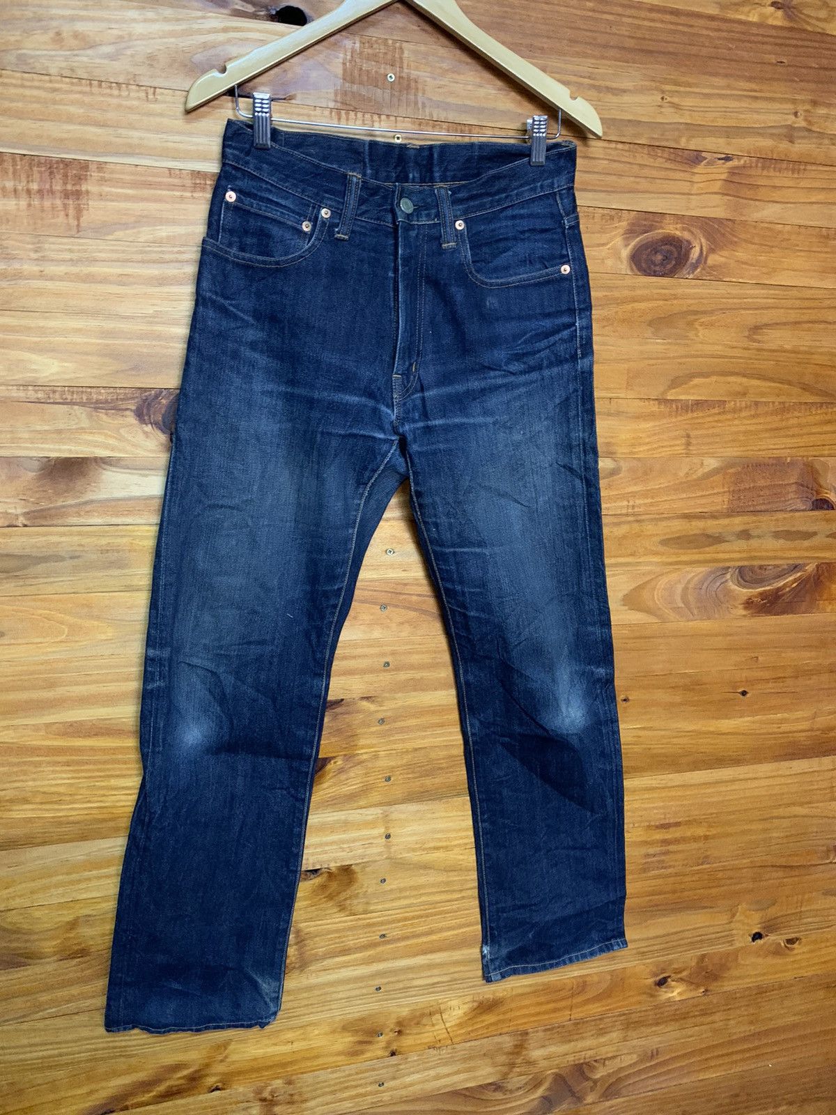 Blue Blue Japan × Japanese Brand Blue Blue Japan X H.R Market Denim Jeans Size US 30 / EU 46 - 3 Thumbnail