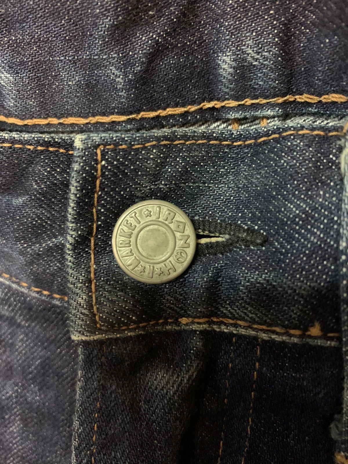 Blue Blue Japan × Japanese Brand Blue Blue Japan X H.R Market Denim Jeans Size US 30 / EU 46 - 4 Thumbnail