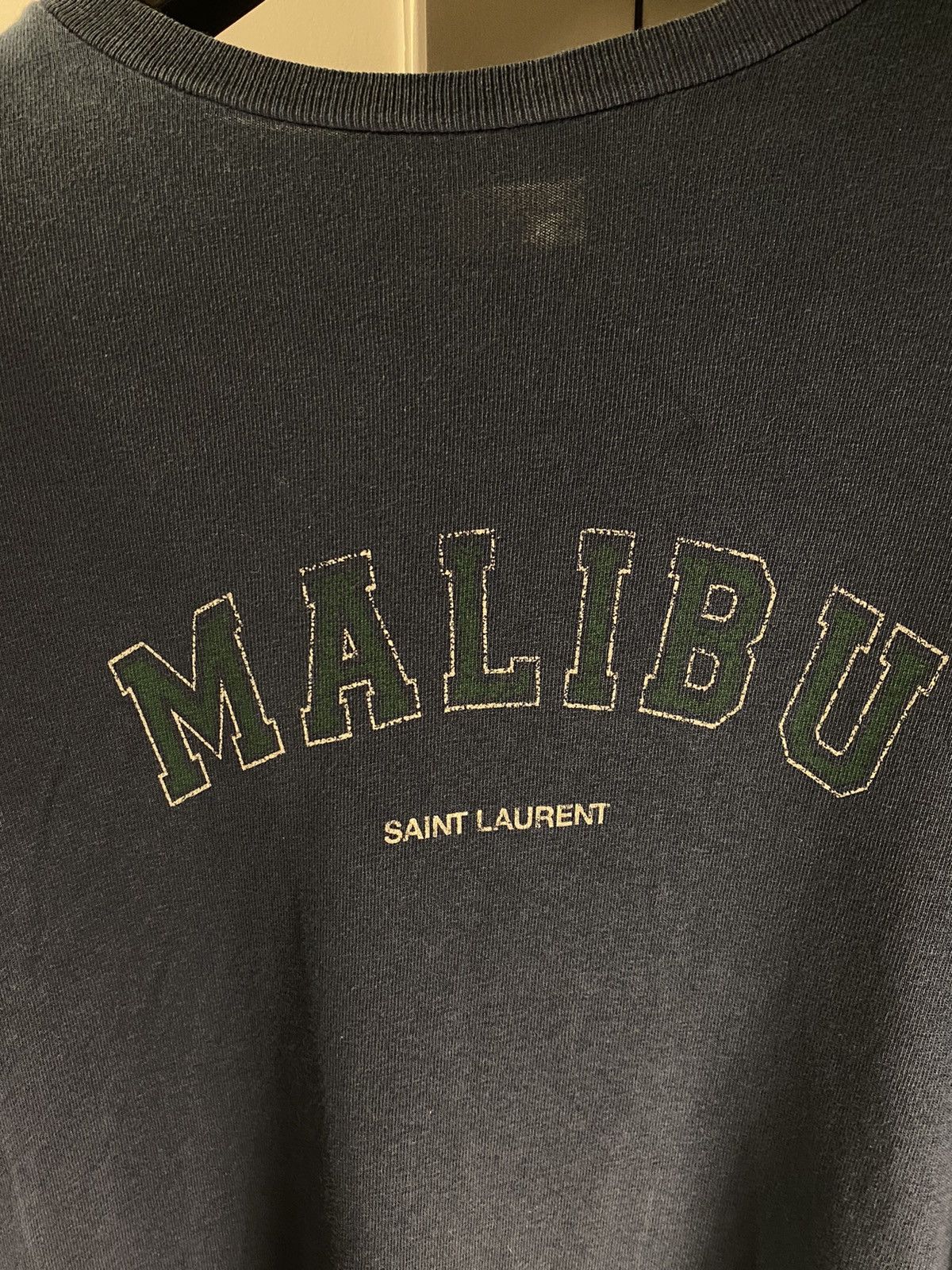 (Rare) store Saint Laurent Malibu Navy T-Shirt