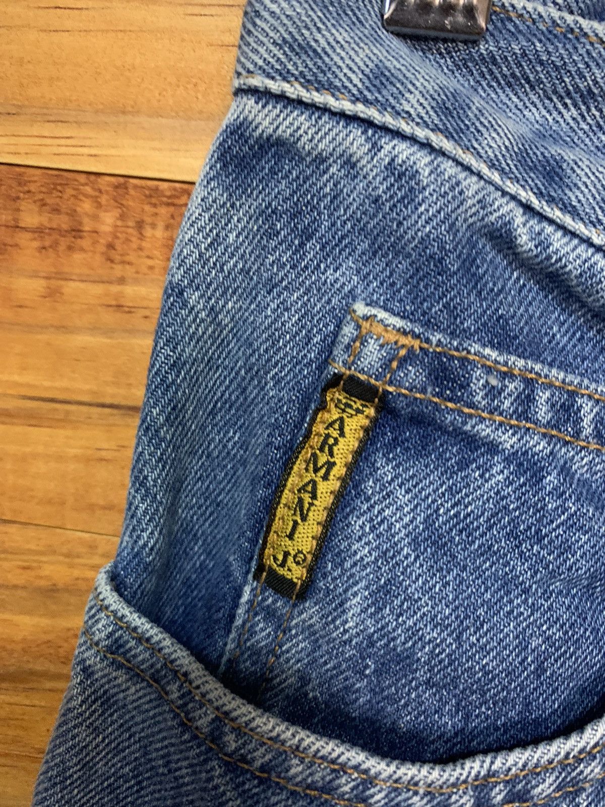 Armani × Vintage Vintage Armani Jeans Acid Wash Jeans Size US 26 / EU 42 - 4 Thumbnail