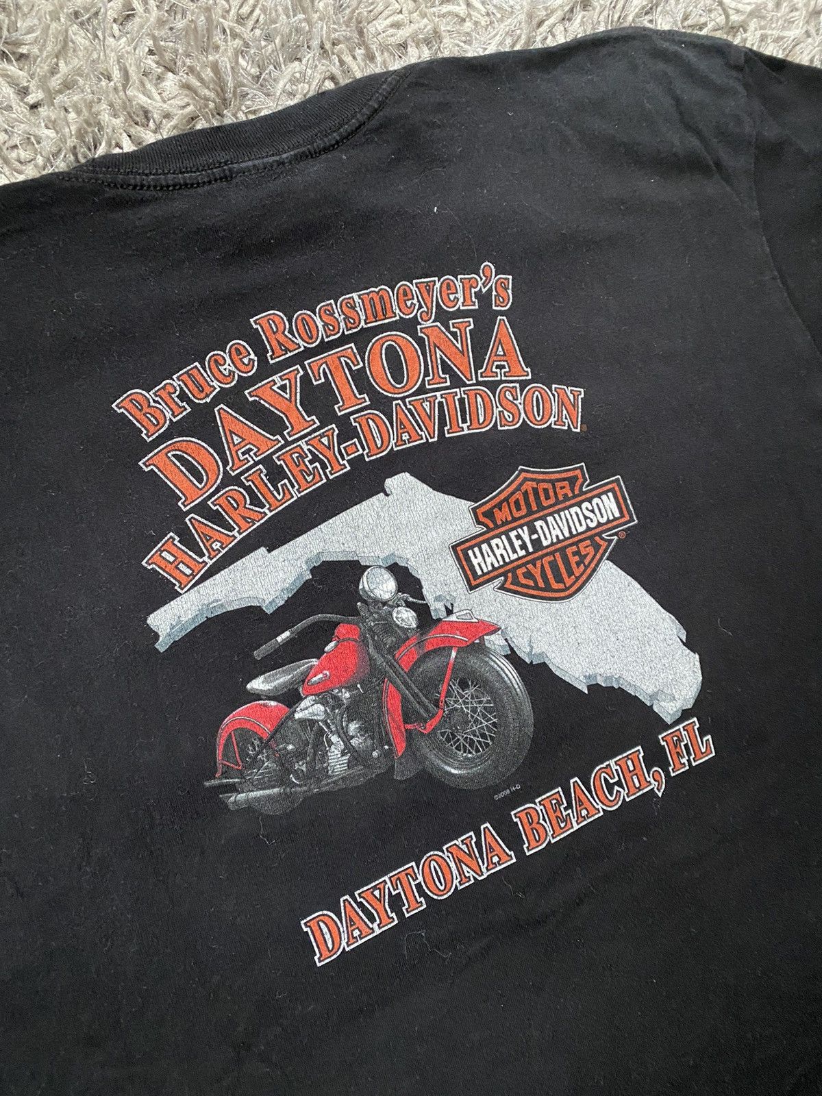 Harley Davidson × Vintage Joker Daytona beach Florida Harley T Size US XL / EU 56 / 4 - 5 Thumbnail