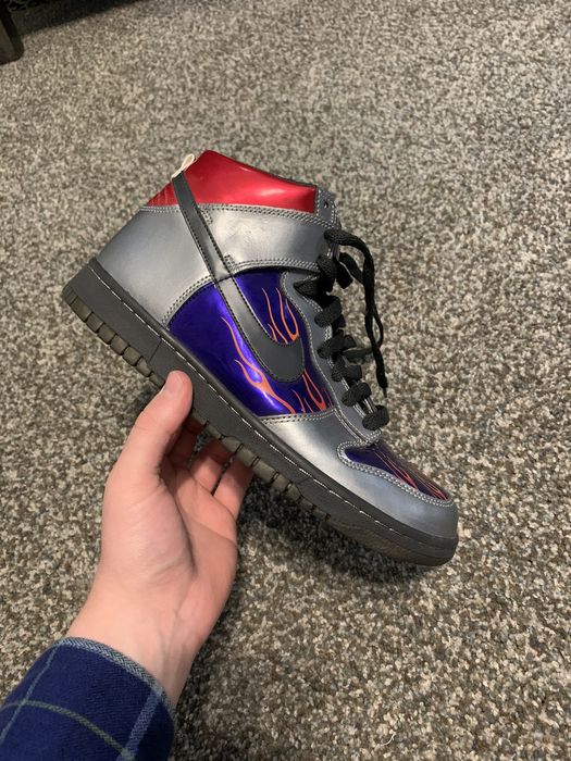 optimus prime nike dunks