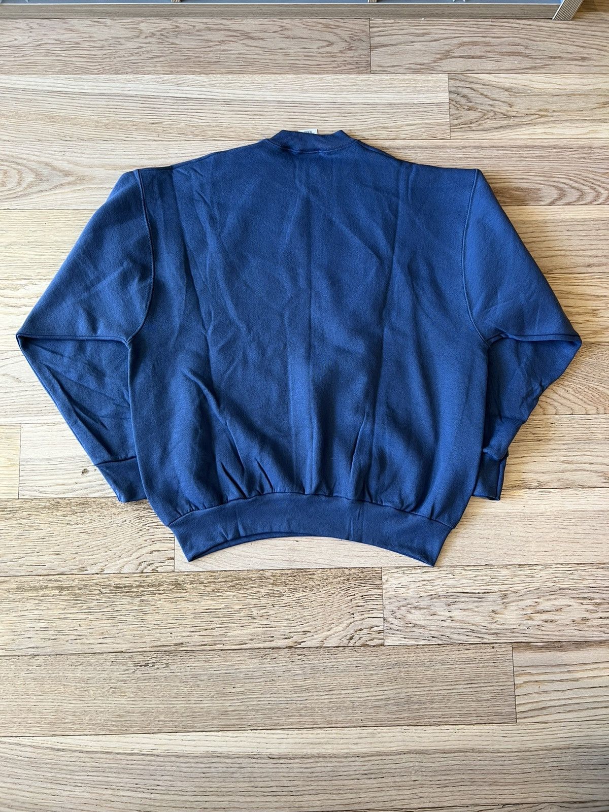 Vintage Vintage 90s Pastel Blank Crew Sweatshirt Fruit Of The Loom Size US L / EU 52-54 / 3 - 5 Thumbnail
