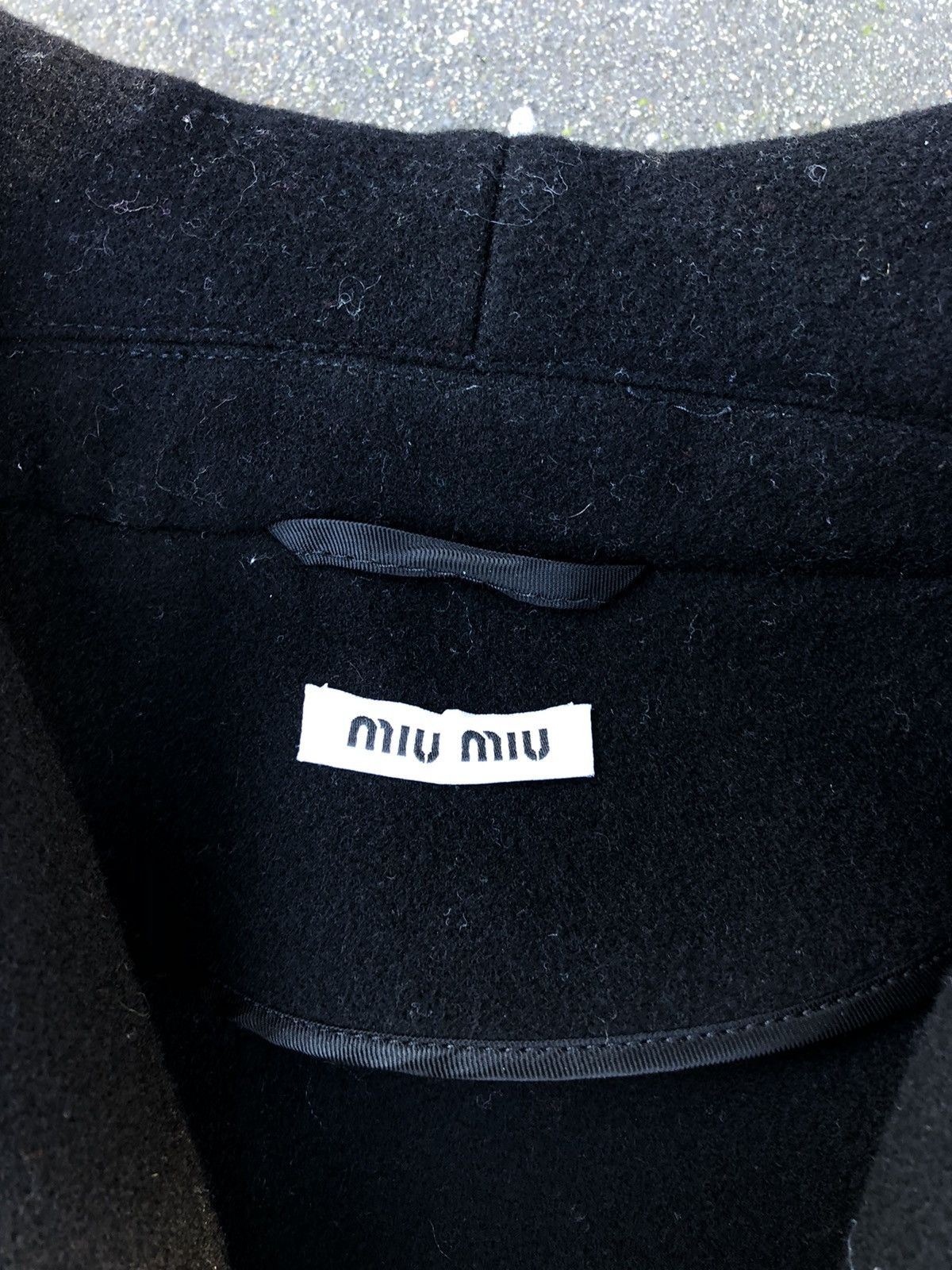 Miu Miu × Prada Fits sz L miu miu aw13 oversized wool bomber jacket Size US S / EU 44-46 / 1 - 4 Thumbnail