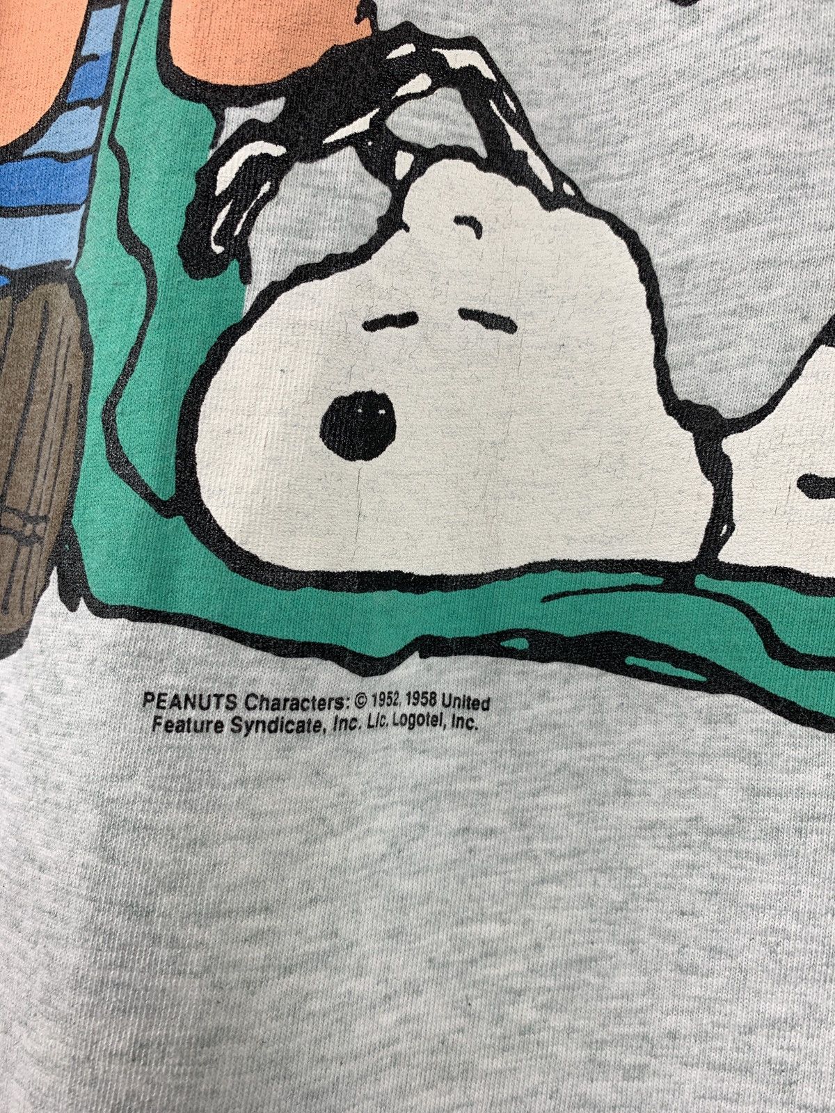 Cartoon Network 1971 Vintage Peanuts Snoopy “Its A Security Thing” T-Shirt Size US M / EU 48-50 / 2 - 9 Thumbnail