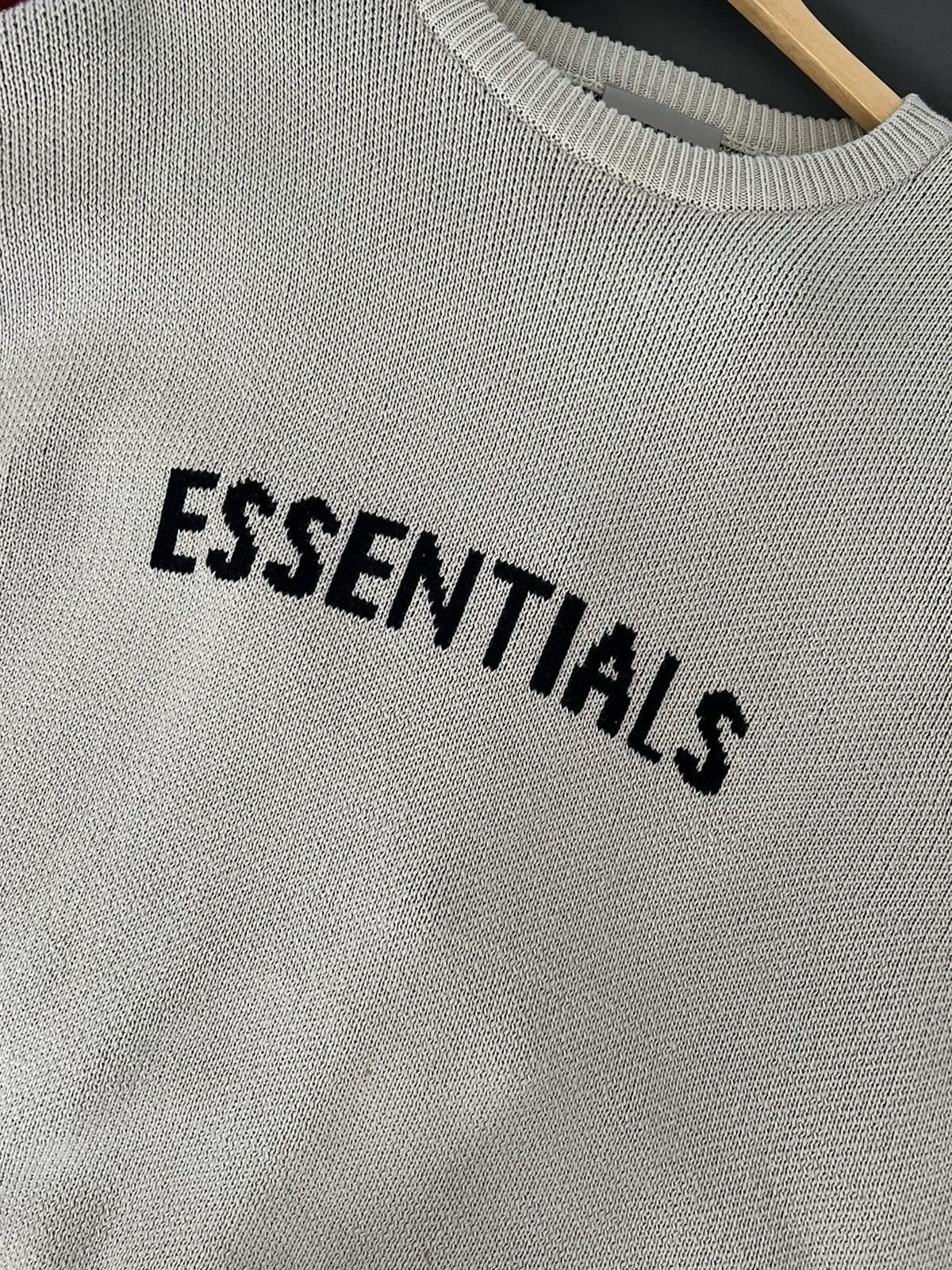 Fear of God Fear of god essentials knit sweater moss small Size US S / EU 44-46 / 1 - 2 Thumbnail