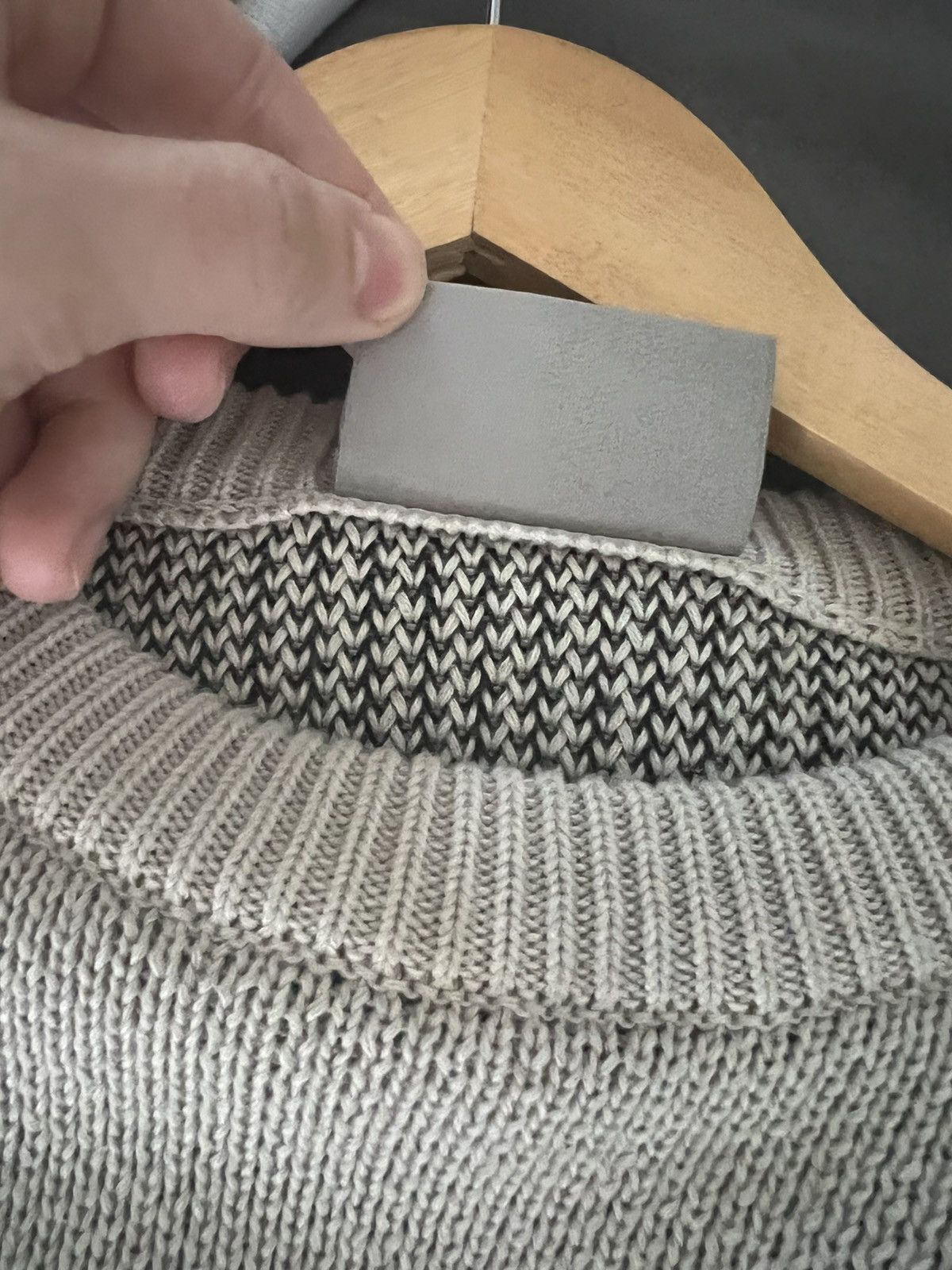 Fear of God Fear of god essentials knit sweater moss small Size US S / EU 44-46 / 1 - 4 Thumbnail