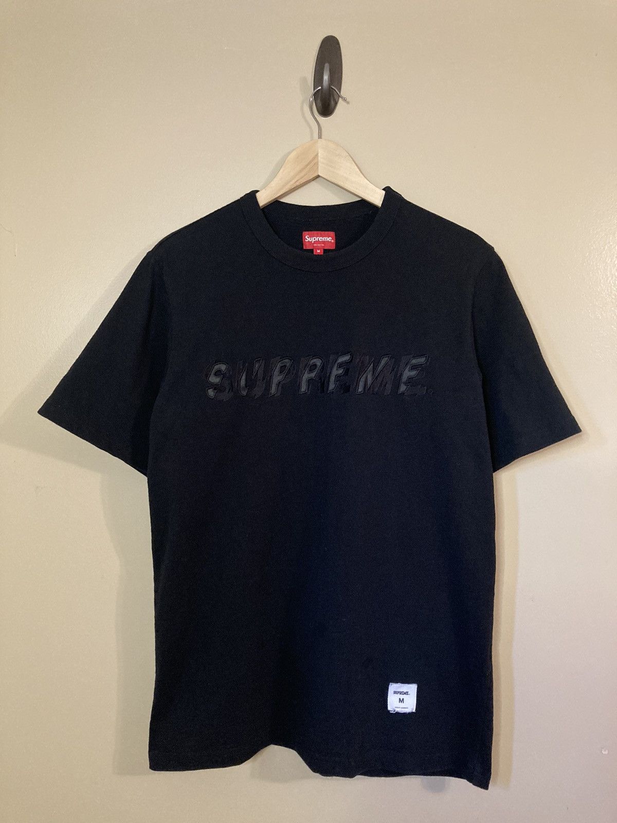 Supreme SS19 Supreme Shatter SS Top Tee T-Shirt Black Used M Size US M / EU 48-50 / 2 - 2 Thumbnail