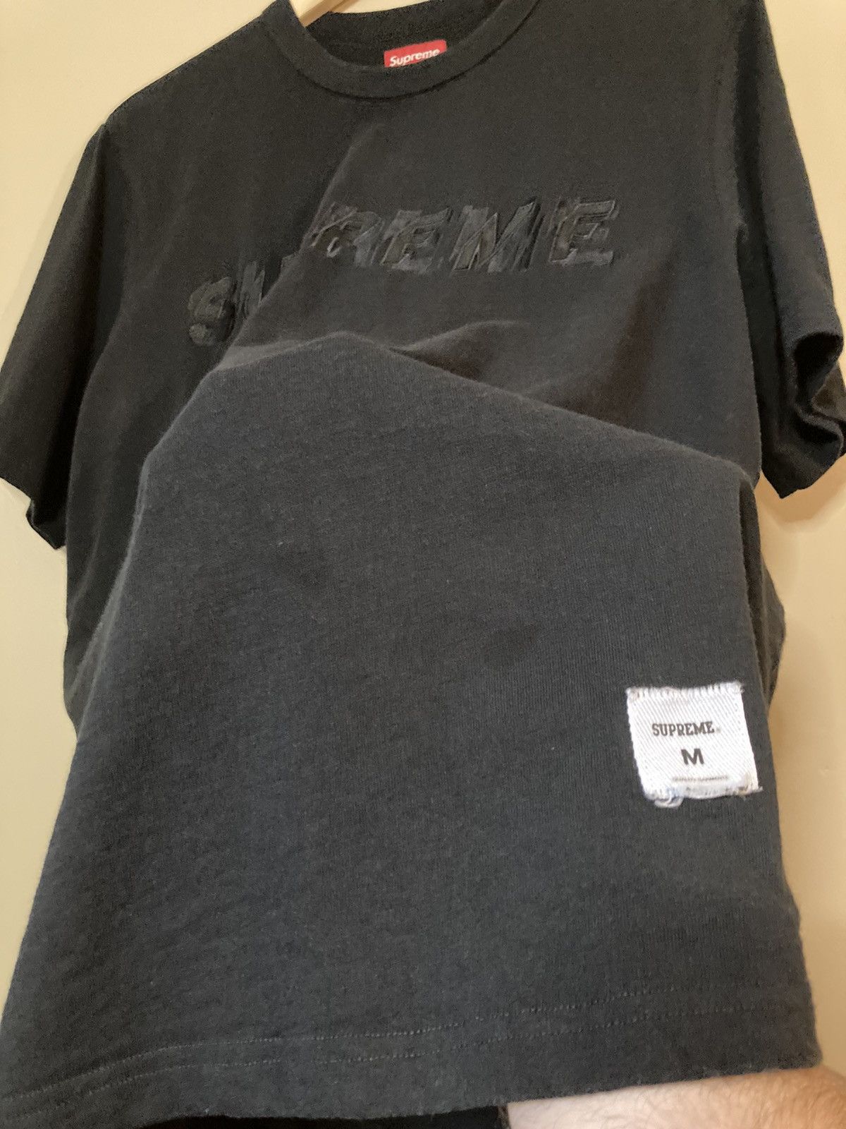 Supreme SS19 Supreme Shatter SS Top Tee T-Shirt Black Used M Size US M / EU 48-50 / 2 - 9 Thumbnail