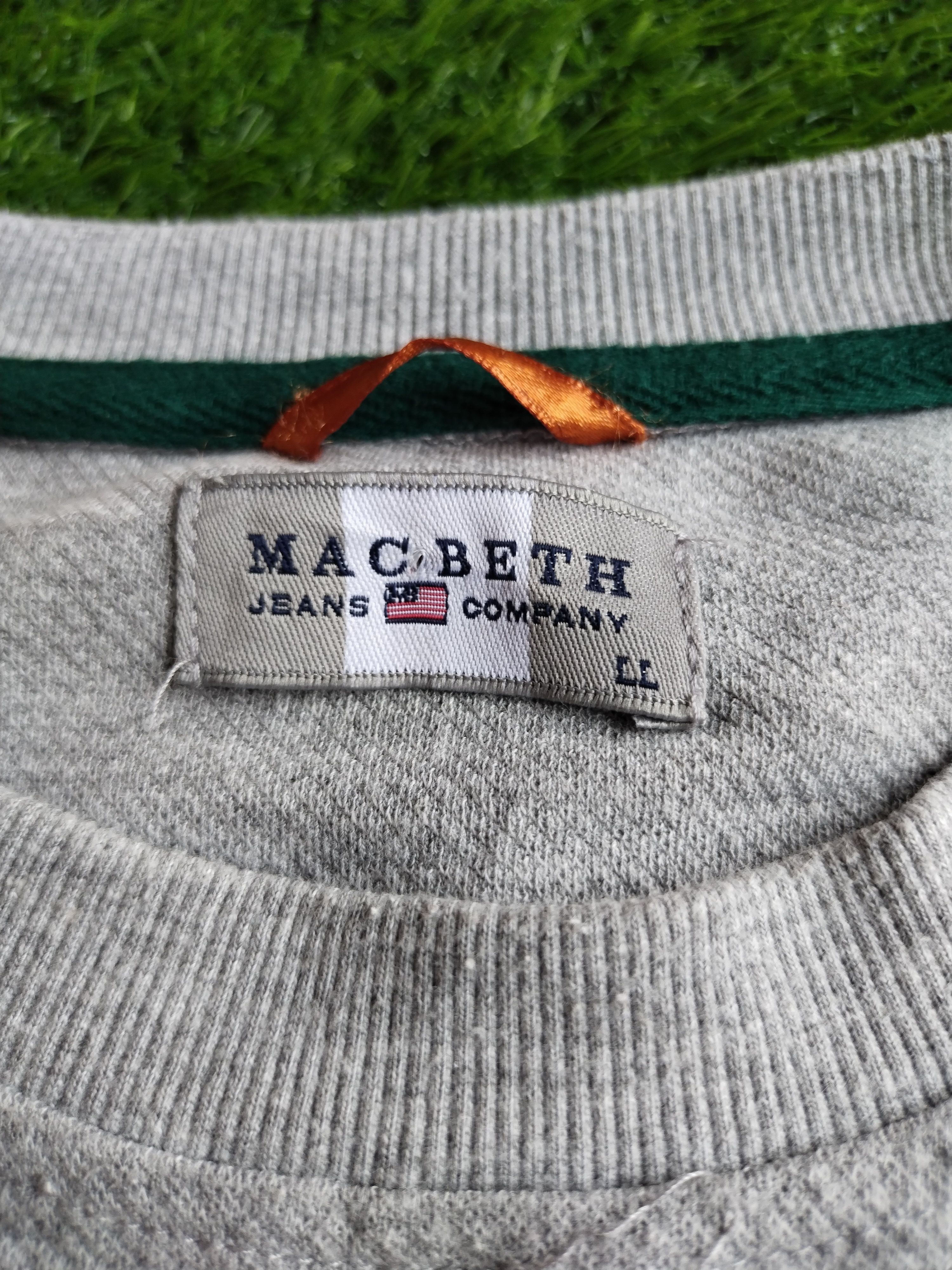 Macbeth Macbeth Sweatshirt Jeans Company Big Logo Size US L / EU 52-54 / 3 - 6 Thumbnail