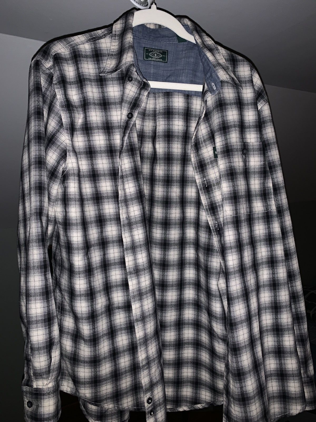 Flannel × G.H. Bass & Co. × Vintage Black and white heavyweight flannel Size US L / EU 52-54 / 3 - 5 Thumbnail