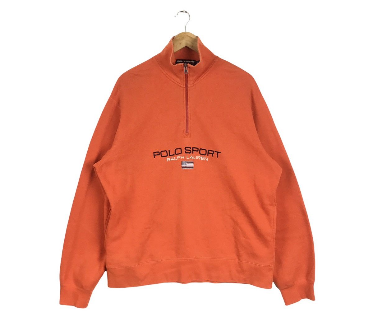 Polo Ralph Lauren Vintage Polo Sport By Ralph Lauren Half Zipper Sweatshirt Size US XL / EU 56 / 4 - 1 Thumbnail