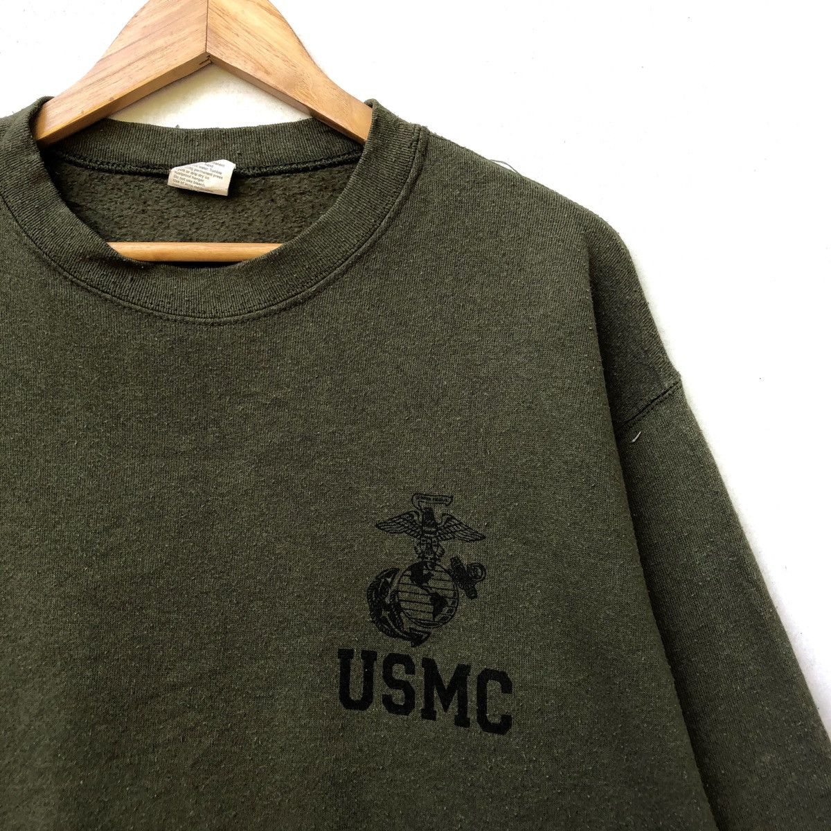 Vintage USMC Vintage Sweatshirt Size US M / EU 48-50 / 2 - 2 Thumbnail