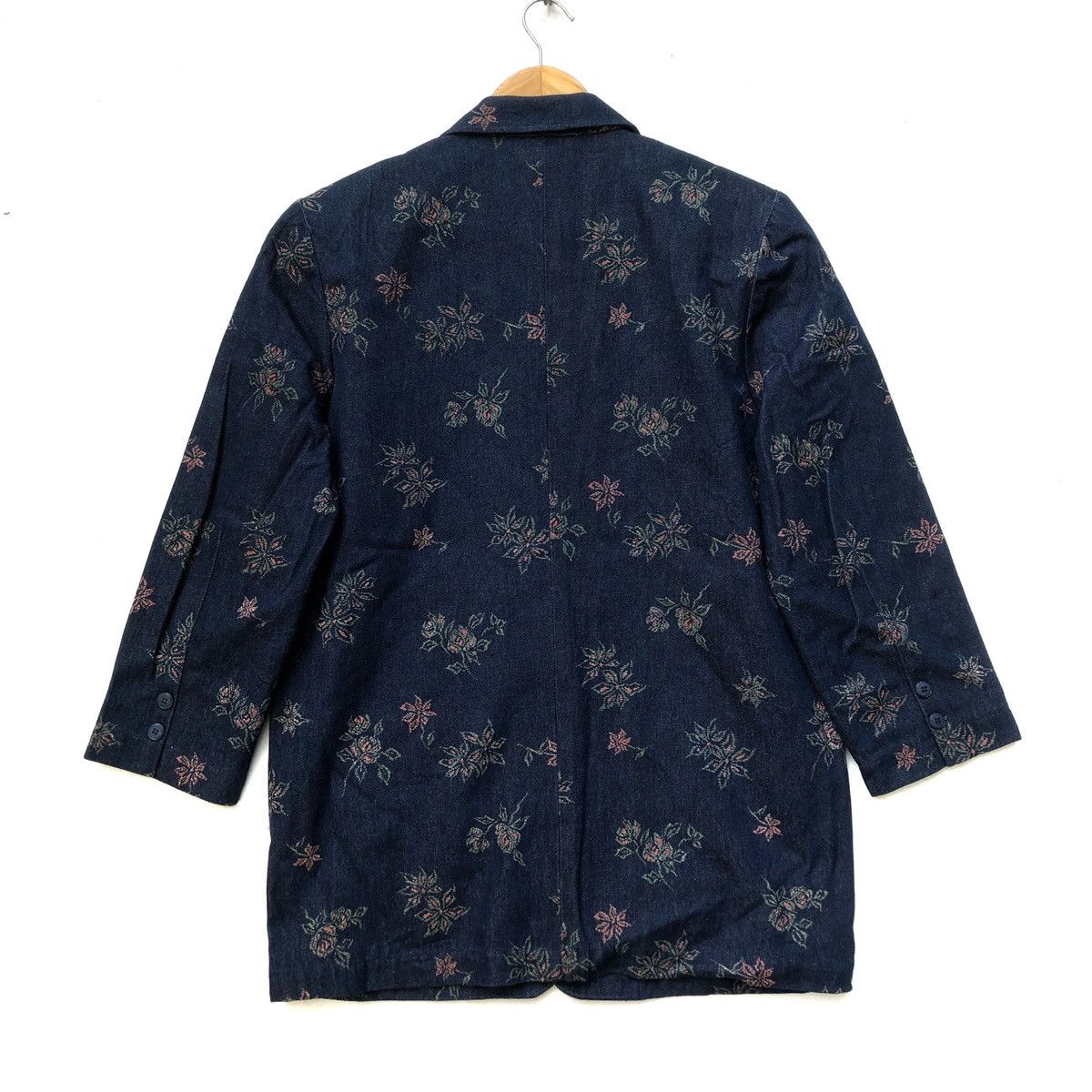 Blue Blue Japan × Indigo × Japanese Brand Vintage Charlotte Indigo Denim Jacket Size US M / EU 48-50 / 2 - 5 Thumbnail