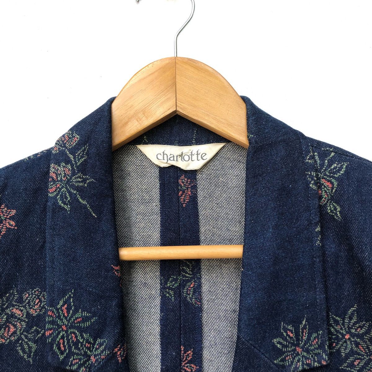 Blue Blue Japan × Indigo × Japanese Brand Vintage Charlotte Indigo Denim Jacket Size US M / EU 48-50 / 2 - 3 Thumbnail