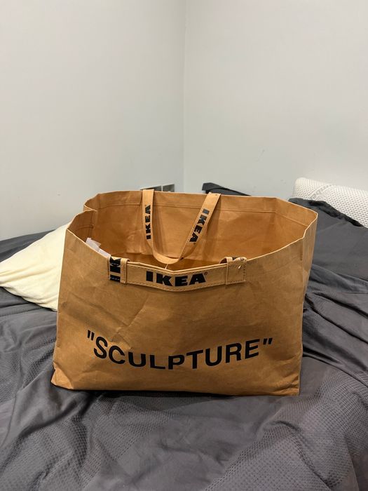 Off-White x Ikea Brown Markerad Sculpture Bag L Off-White