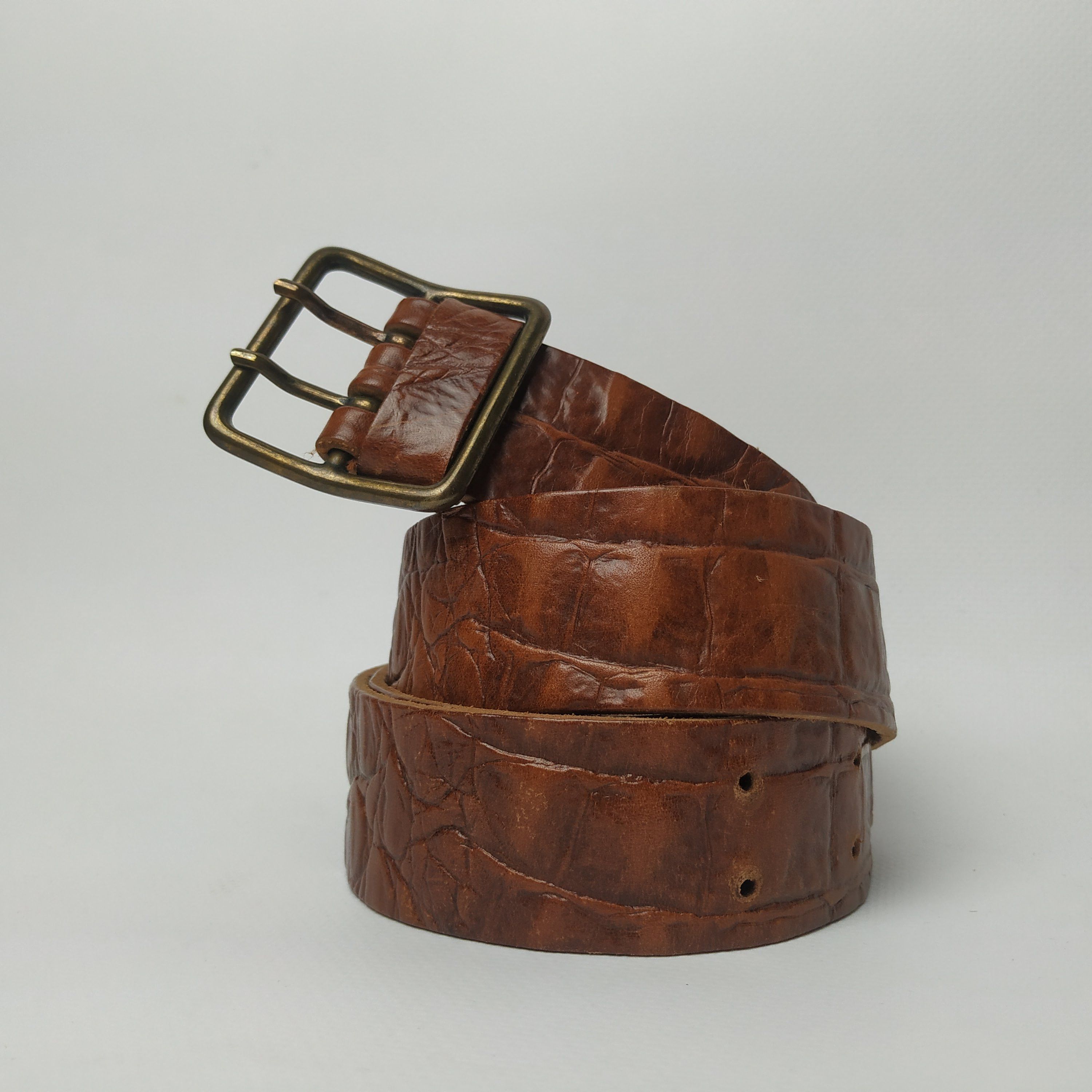 Old West Crocodile Belt
