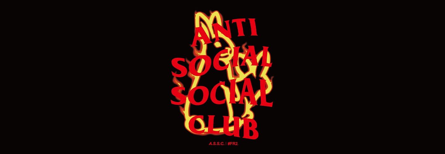 Anti Social Social Club × FR2 DS ASSC x FR2 Fire Pattern Black Long Sleeve Tee LS FTP BAPE Size US L / EU 52-54 / 3 - 5 Thumbnail