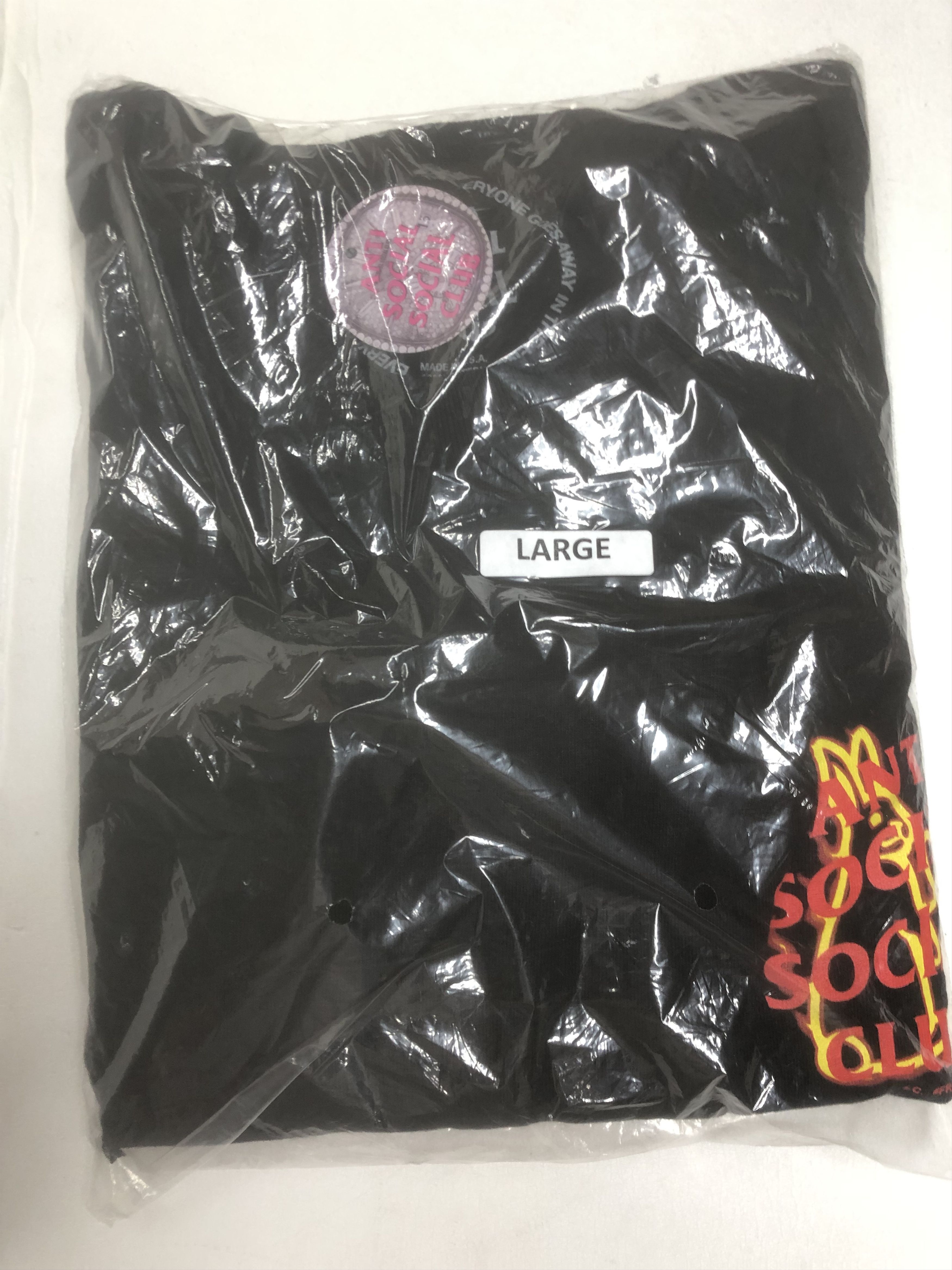 Anti Social Social Club × FR2 DS ASSC x FR2 Fire Pattern Black Long Sleeve Tee LS FTP BAPE Size US L / EU 52-54 / 3 - 2 Thumbnail