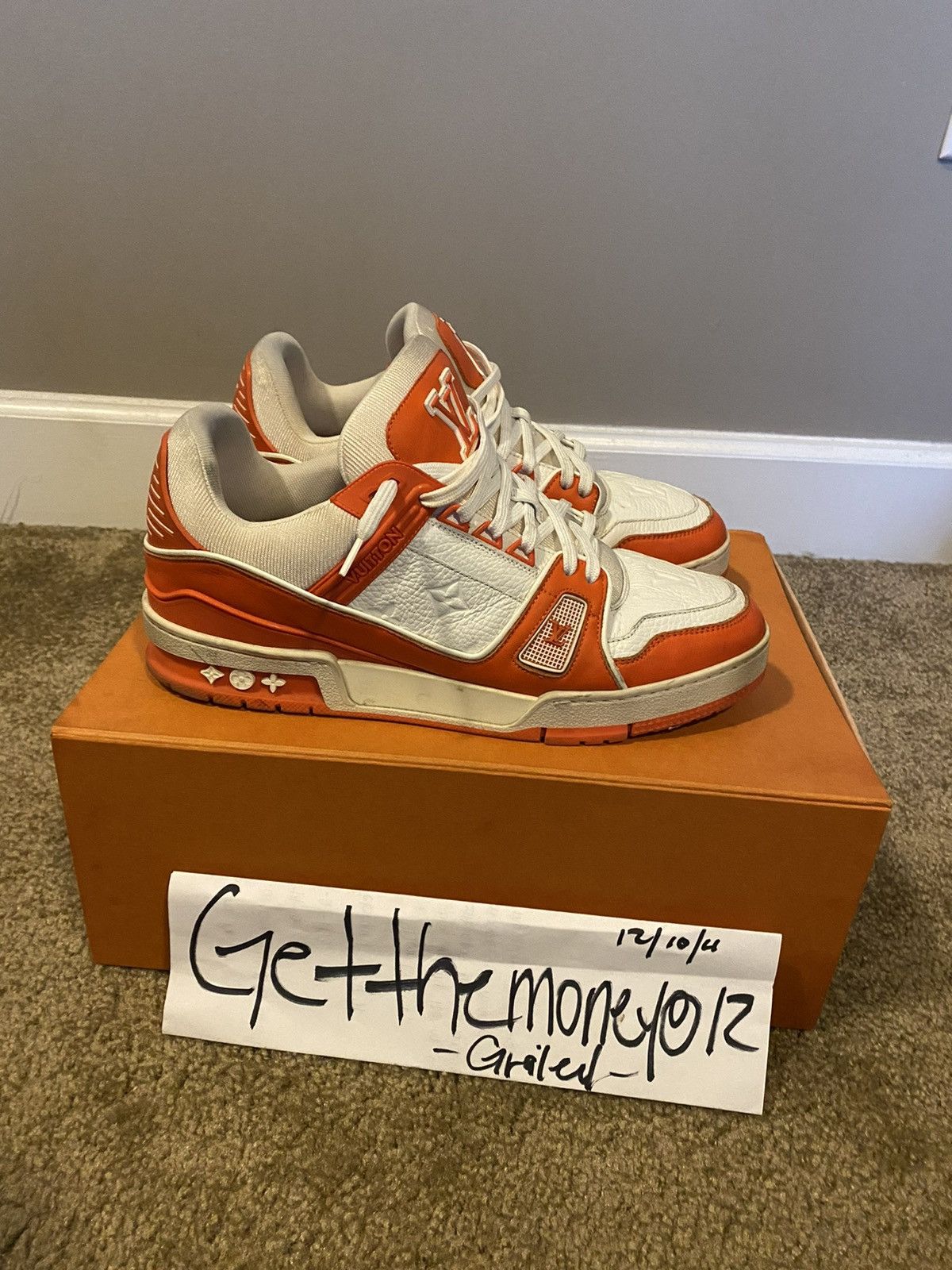 Louis Vuitton LV LOW TOP TRAINERS Size US 8.5 / EU 41-42 - 4 Thumbnail