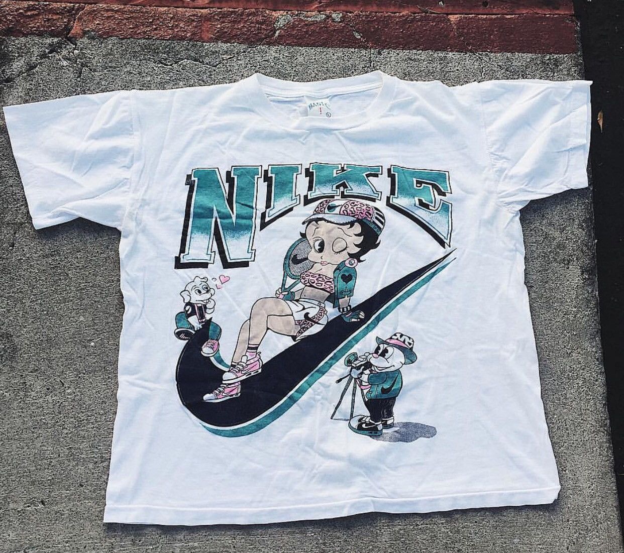 Nike × Vintage Vintage Nike Betty Boop Tee | Grailed
