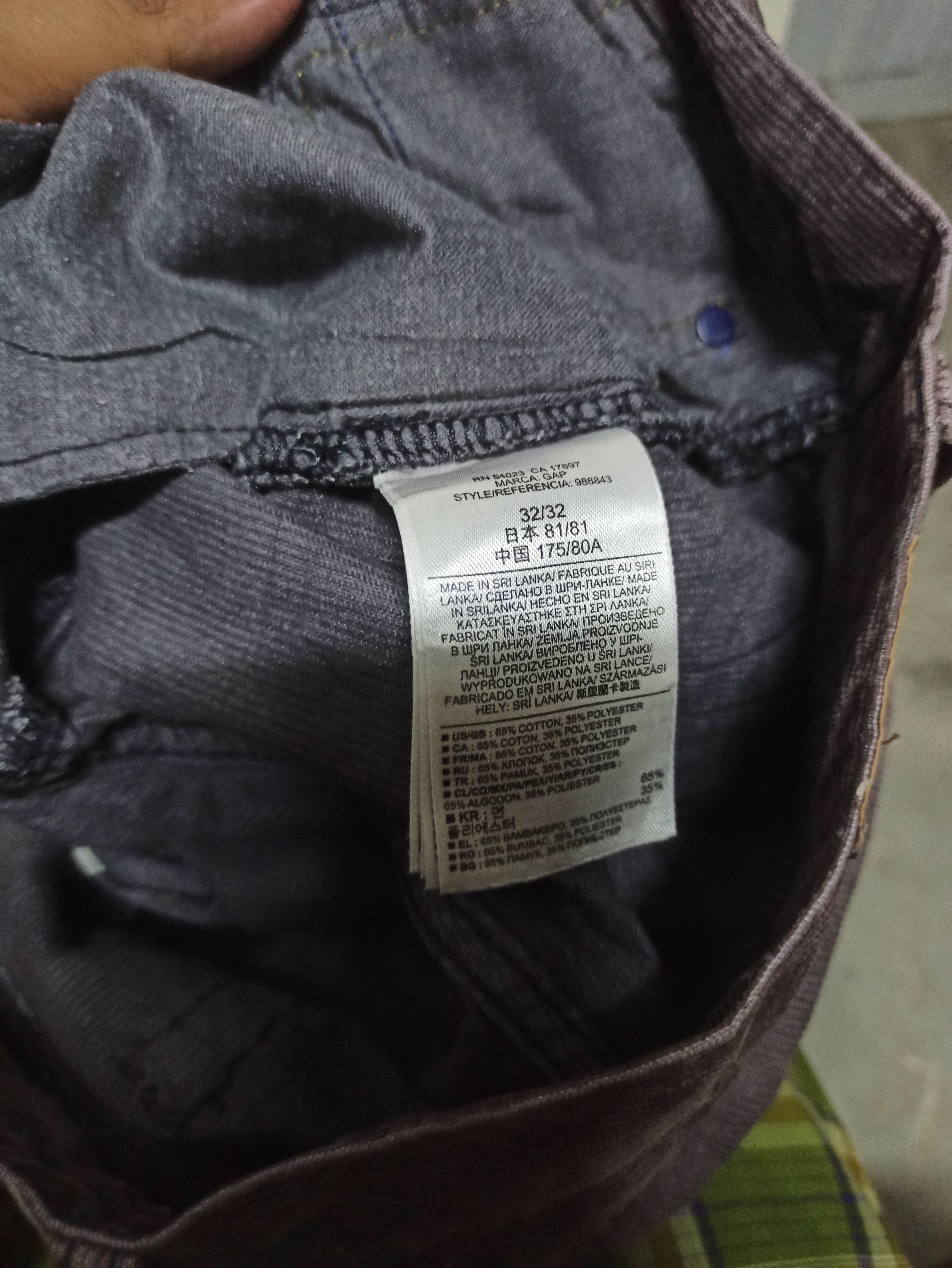 Gap × Vintage Vintage Gap 1969 Corduroy Pant Size US 34 / EU 50 - 8 Thumbnail