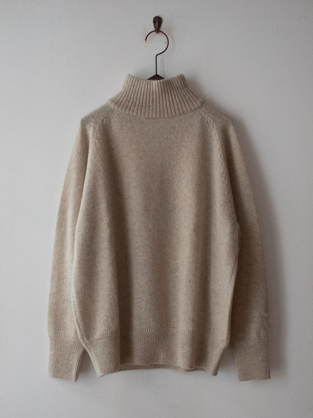 Phlannel Yak Wool Knit Turtleneck Ivory sz4 | Grailed