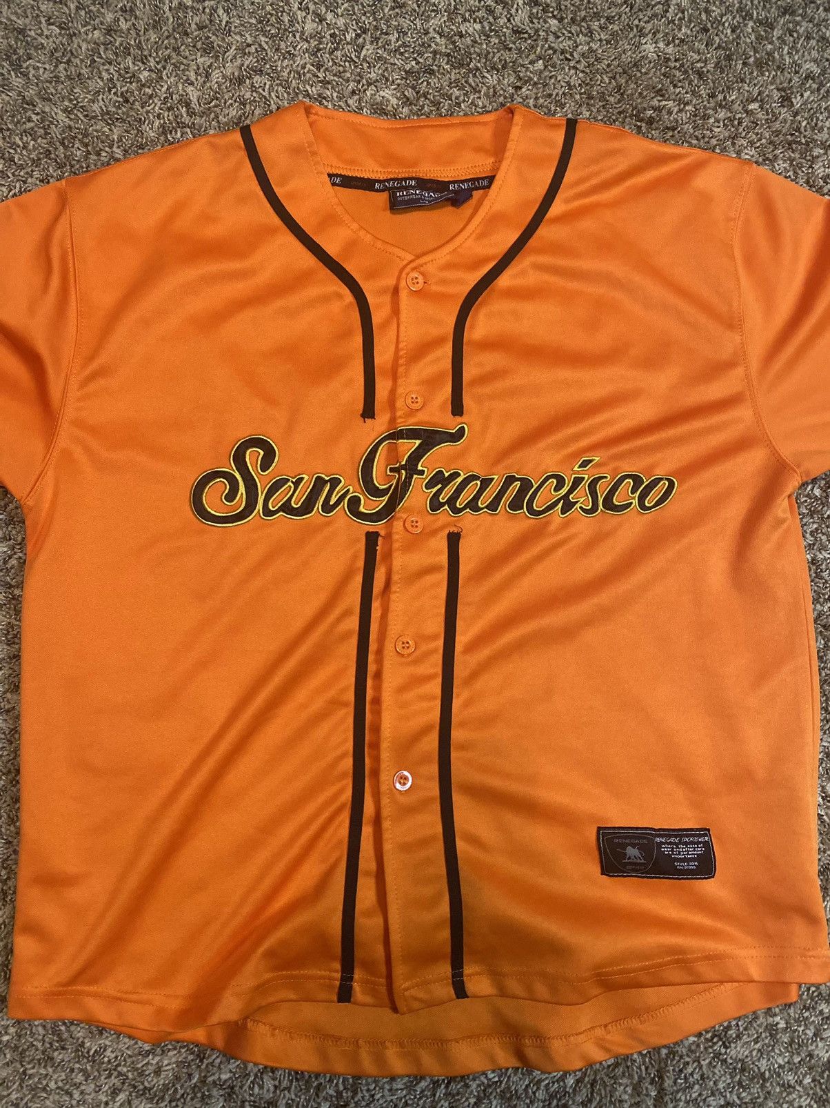 Vintage San Francisco Baseball Jersey Size US L / EU 52-54 / 3 - 2 Thumbnail