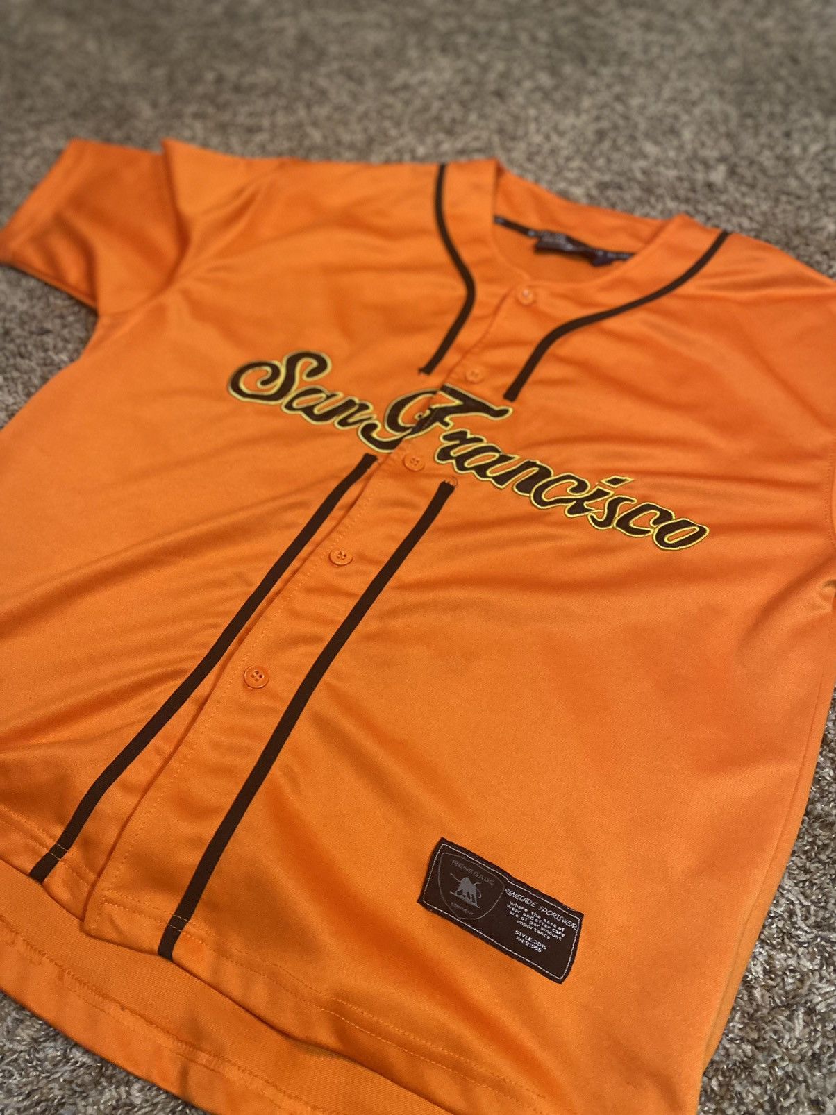 Vintage San Francisco Baseball Jersey Size US L / EU 52-54 / 3 - 1 Thumbnail