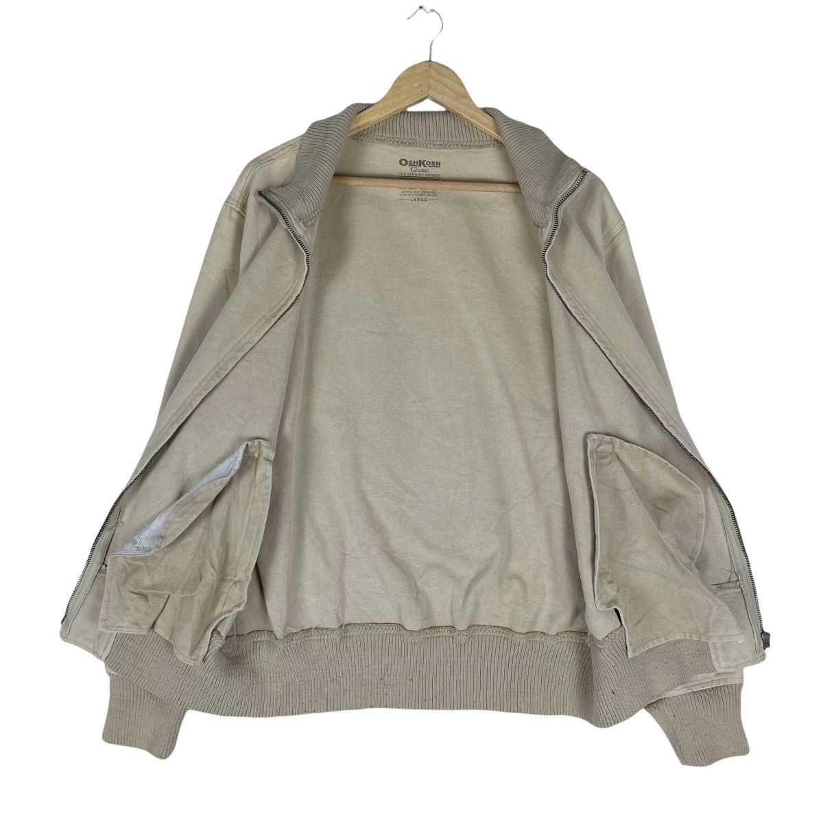 Oshkosh ❄️OSHKOSH Classic Canvas Chore Zipper Jacket Size US L / EU 52-54 / 3 - 8 Thumbnail