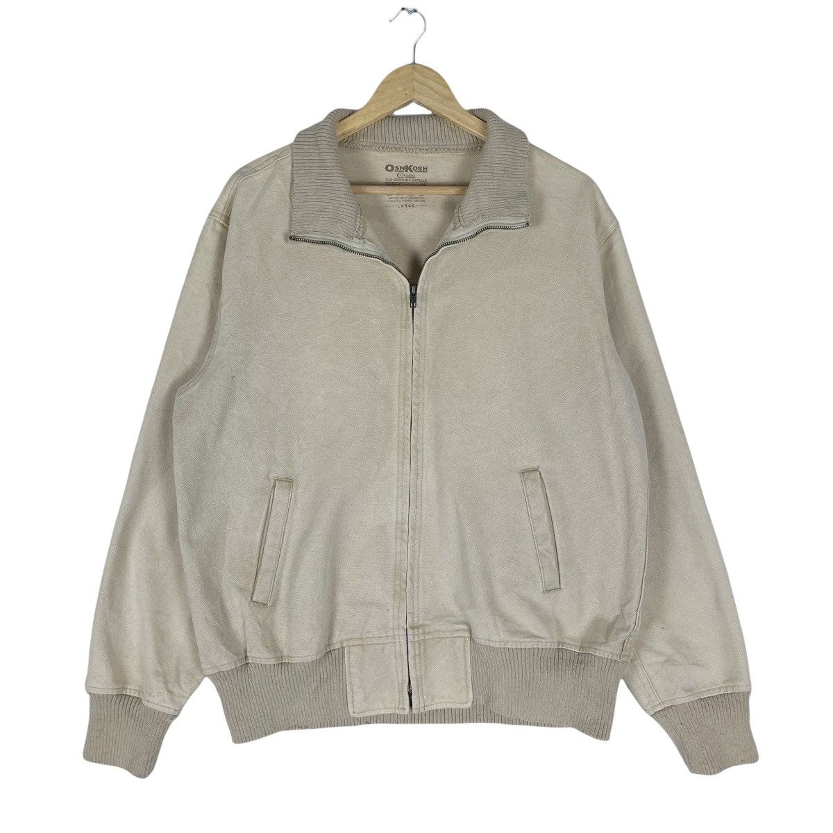 Oshkosh ❄️OSHKOSH Classic Canvas Chore Zipper Jacket Size US L / EU 52-54 / 3 - 2 Thumbnail