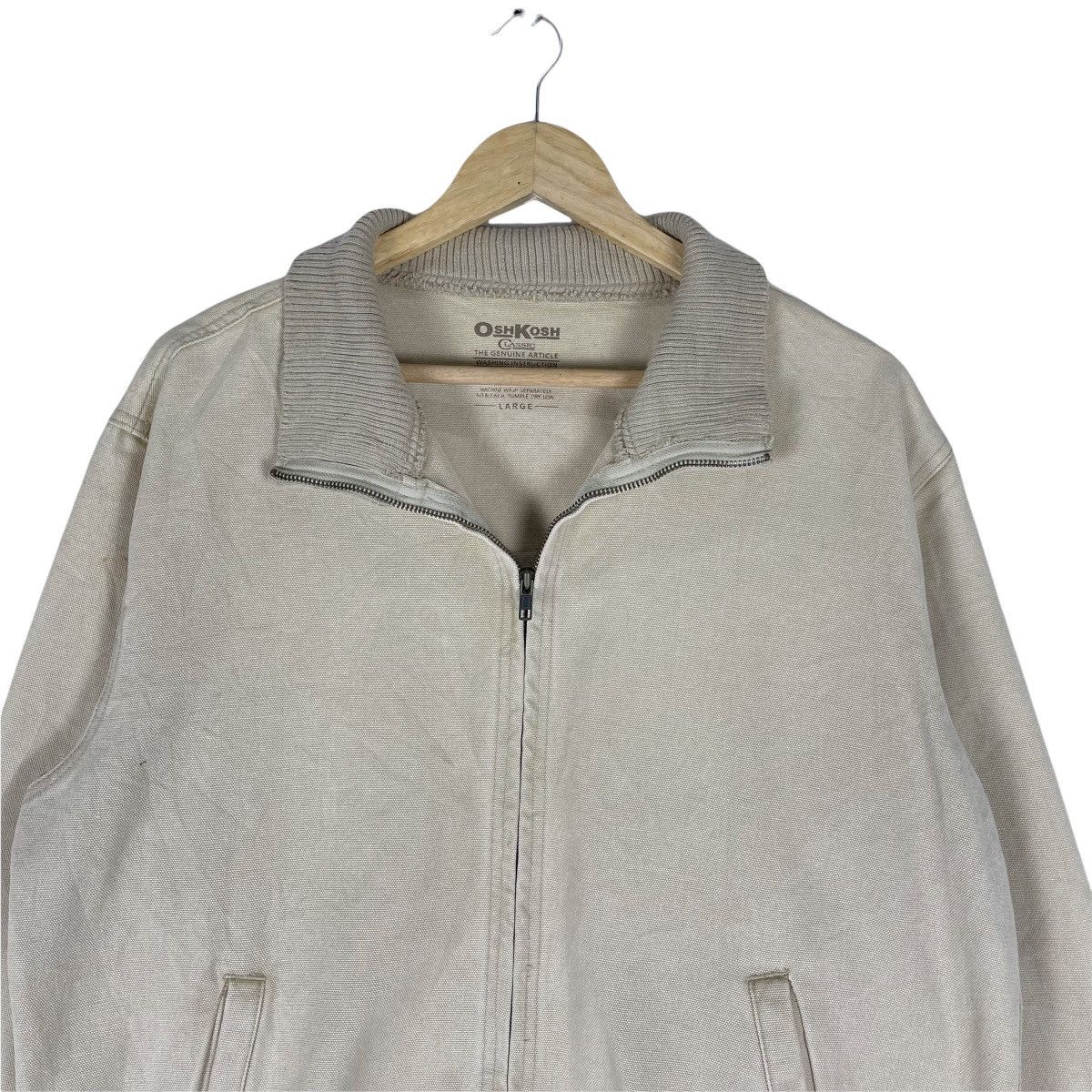 Oshkosh ❄️OSHKOSH Classic Canvas Chore Zipper Jacket Size US L / EU 52-54 / 3 - 4 Thumbnail