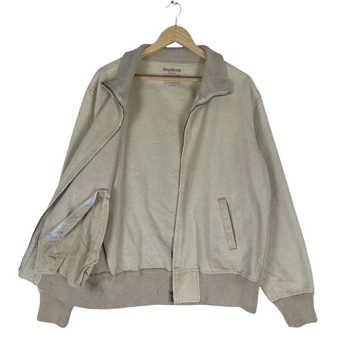 Oshkosh ❄️OSHKOSH Classic Canvas Chore Zipper Jacket Size US L / EU 52-54 / 3 - 3 Thumbnail