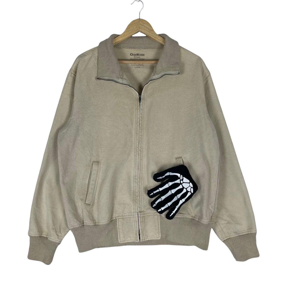 Oshkosh ❄️OSHKOSH Classic Canvas Chore Zipper Jacket Size US L / EU 52-54 / 3 - 1 Thumbnail