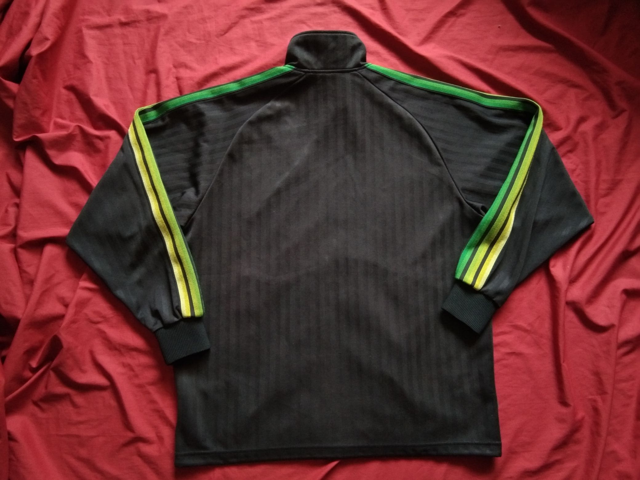 Adidas VTG Y2K Adidas Neon stripes tracktop jacket Size US M / EU 48-50 / 2 - 3 Thumbnail