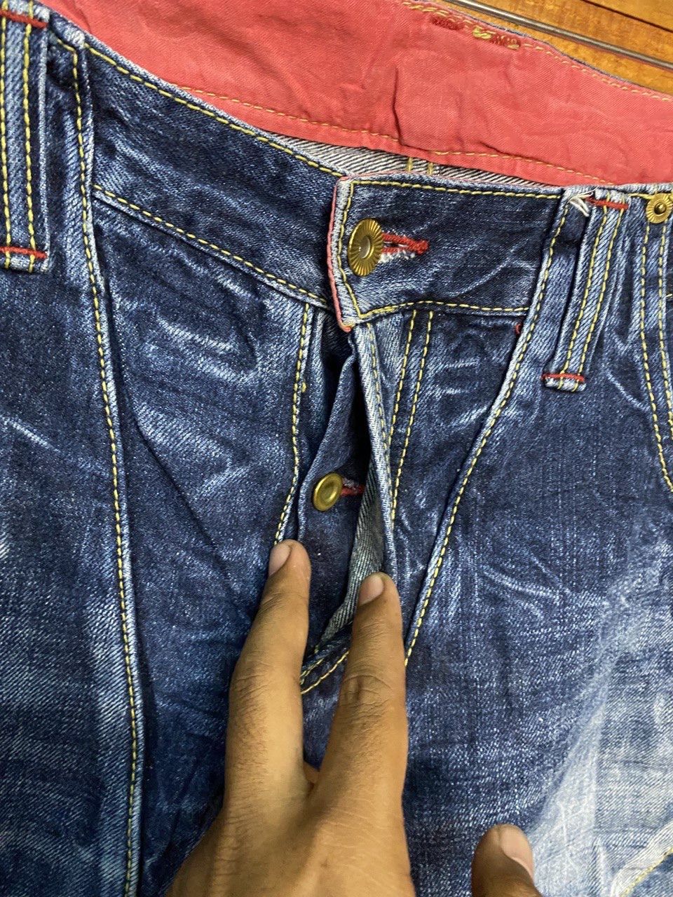 Eternal Eternal Japan Denim Jeans Made In Japan Size US 35 - 6 Thumbnail