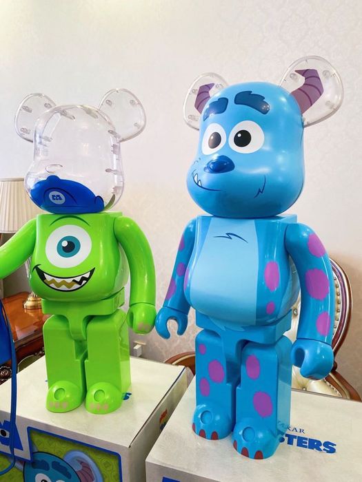 Disney 1000% BEARBRICK DISNEY MONSTER INC. MIKE | Grailed