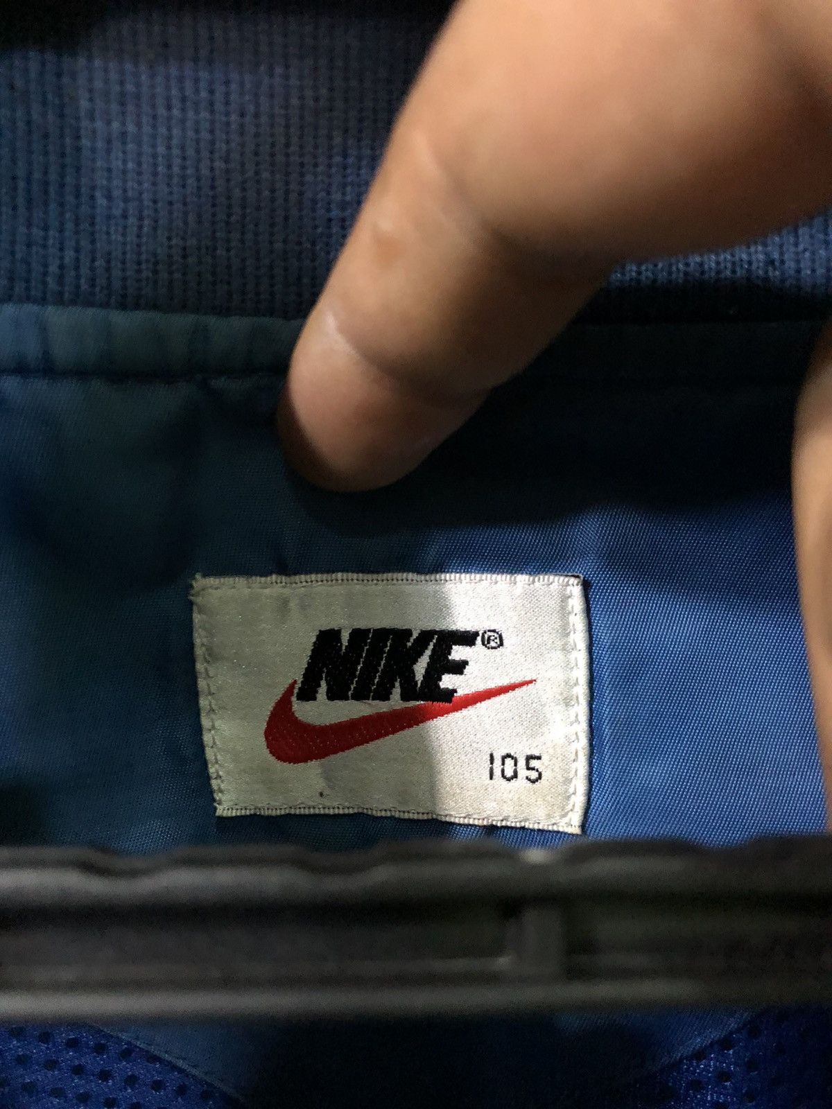 Nike × Vintage Vintage Sunfaded Nike Varsity Jacket Size US L / EU 52-54 / 3 - 5 Thumbnail