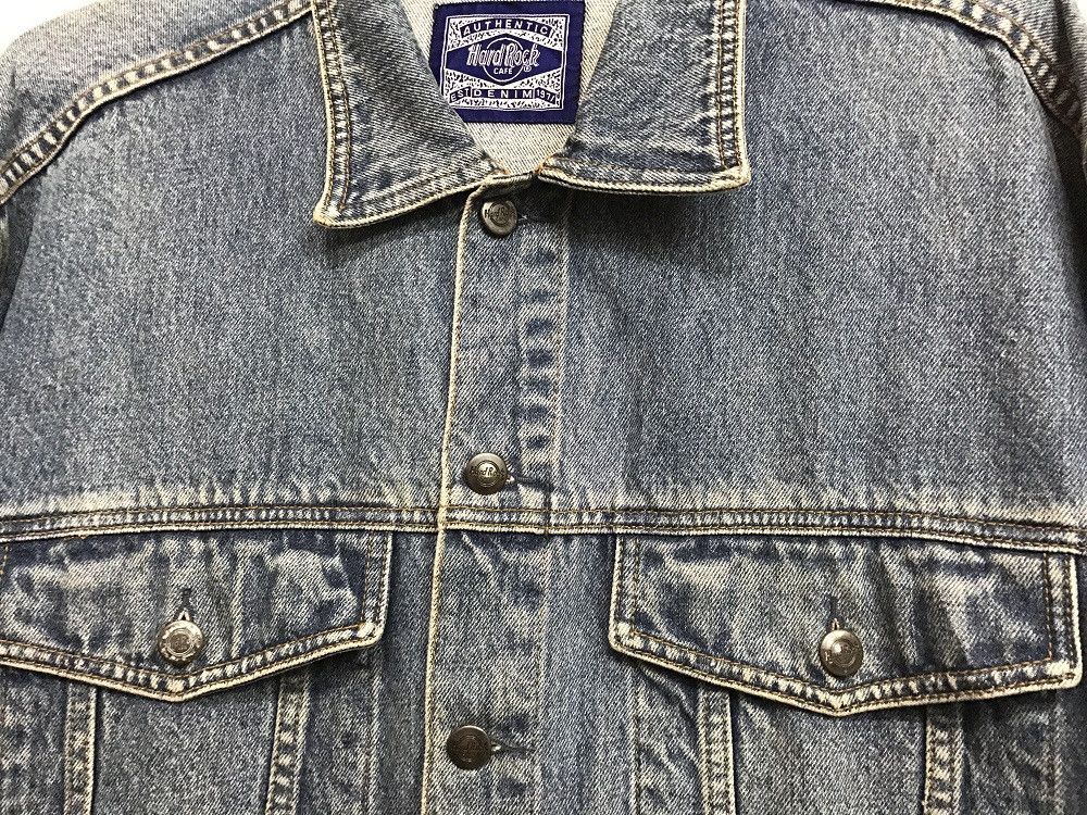 Hard Rock Cafe Vintage Hard Rock Cafe Hollywood Embroidery Denim Size US L / EU 52-54 / 3 - 6 Thumbnail